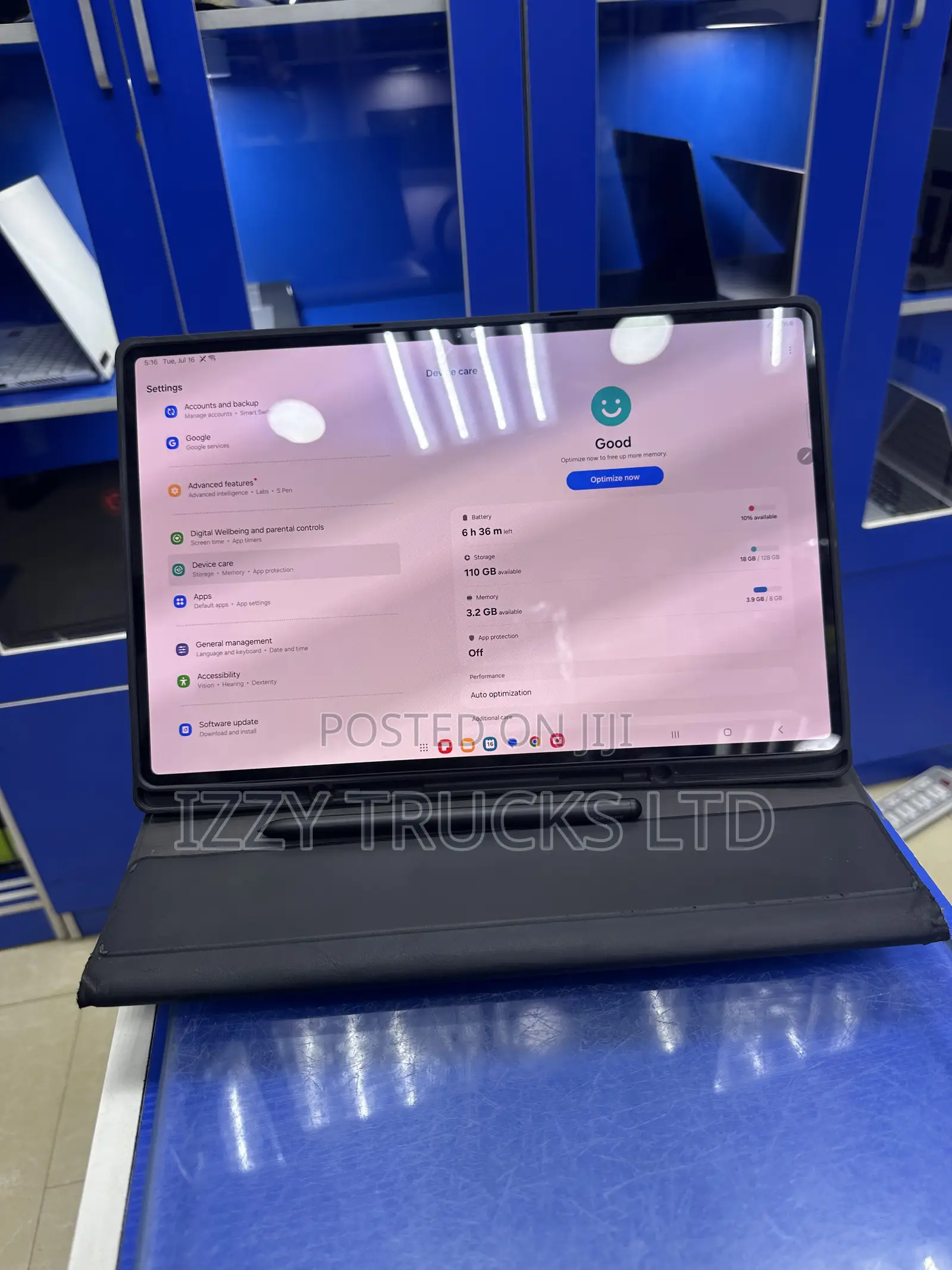 Samsung Galaxy Tab S8 Ultra 128 GB Black
