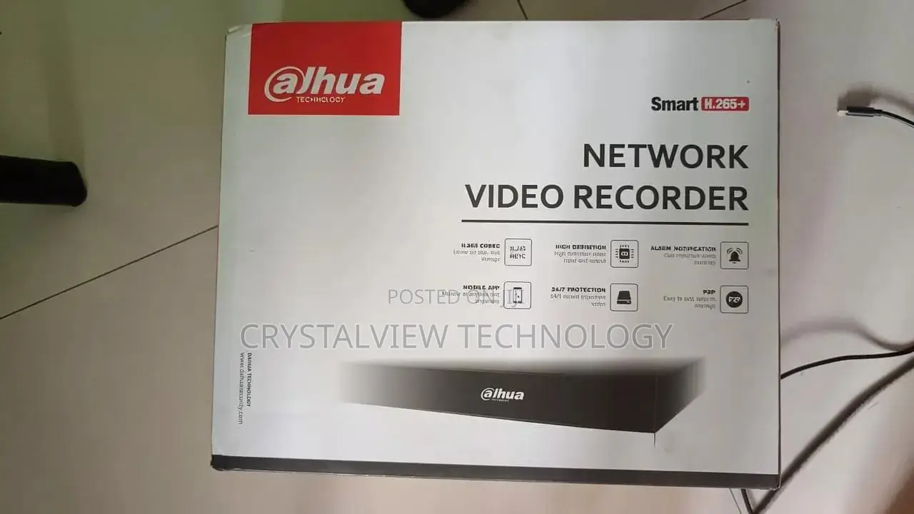 Dahua 8ch NVR With 8port PoE (2 SATA, Up to 8mp)