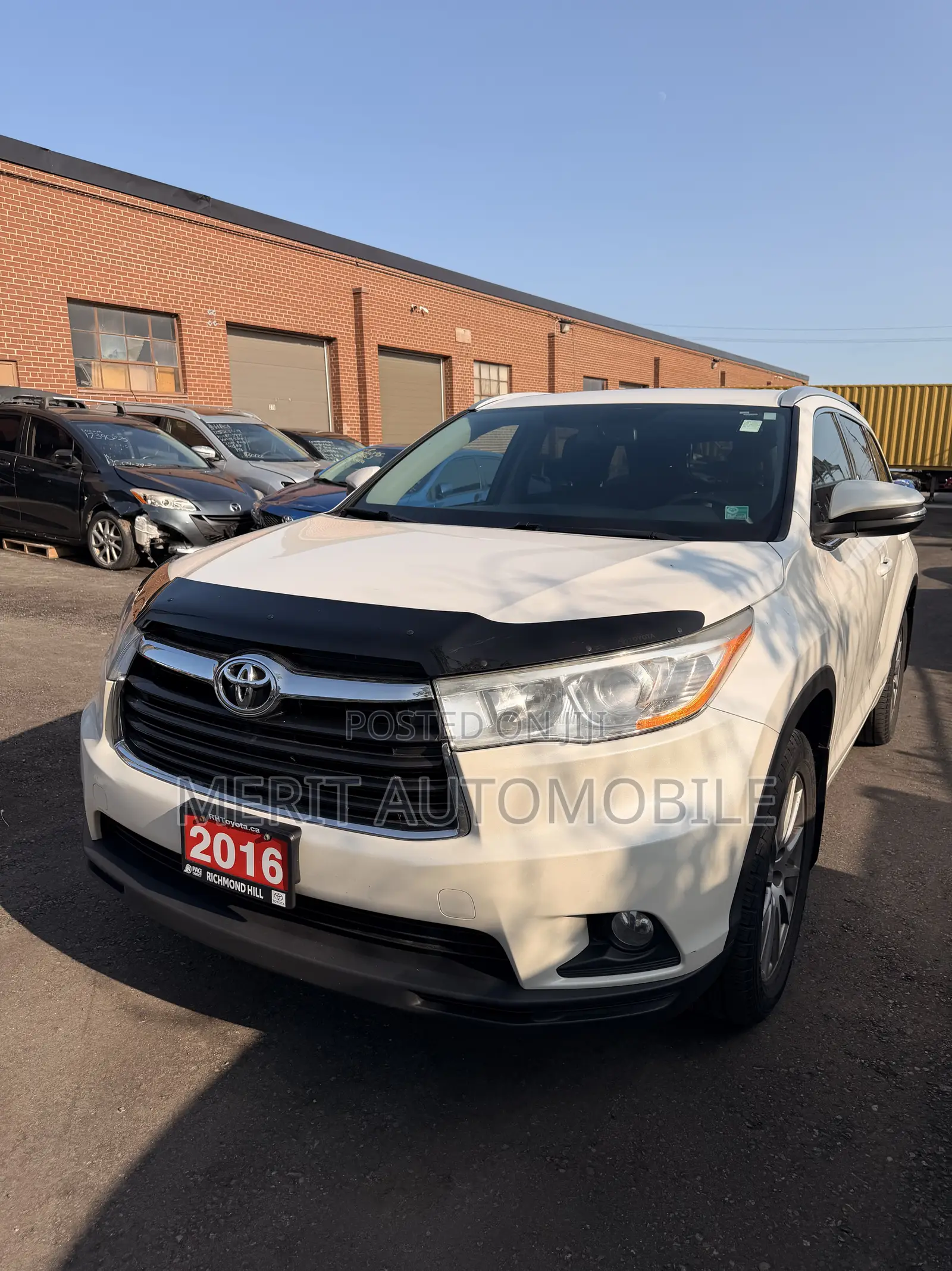 Toyota Highlander 2016 Off white