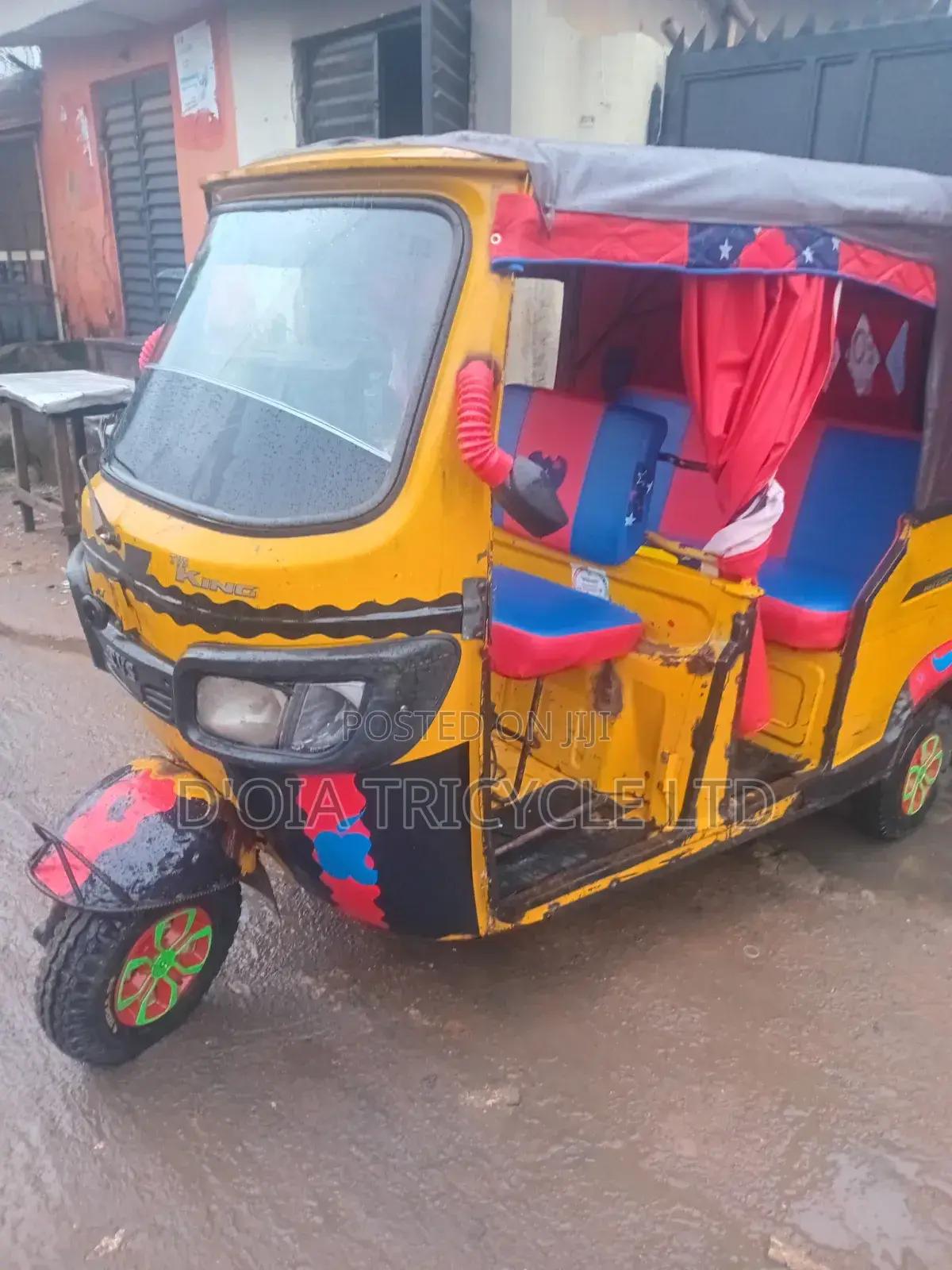 TVS King Deluxe Plus iTouch Start 2024 Yellow