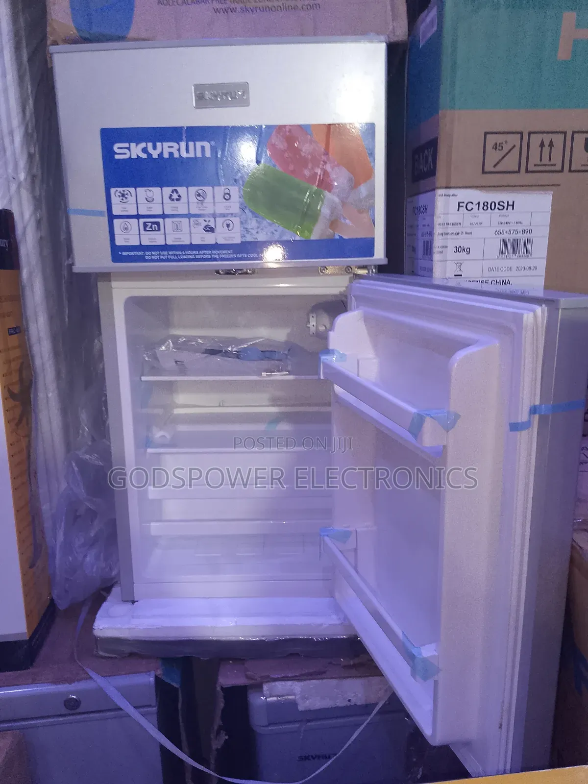 Skyrun 100l Double Door Refrigerator