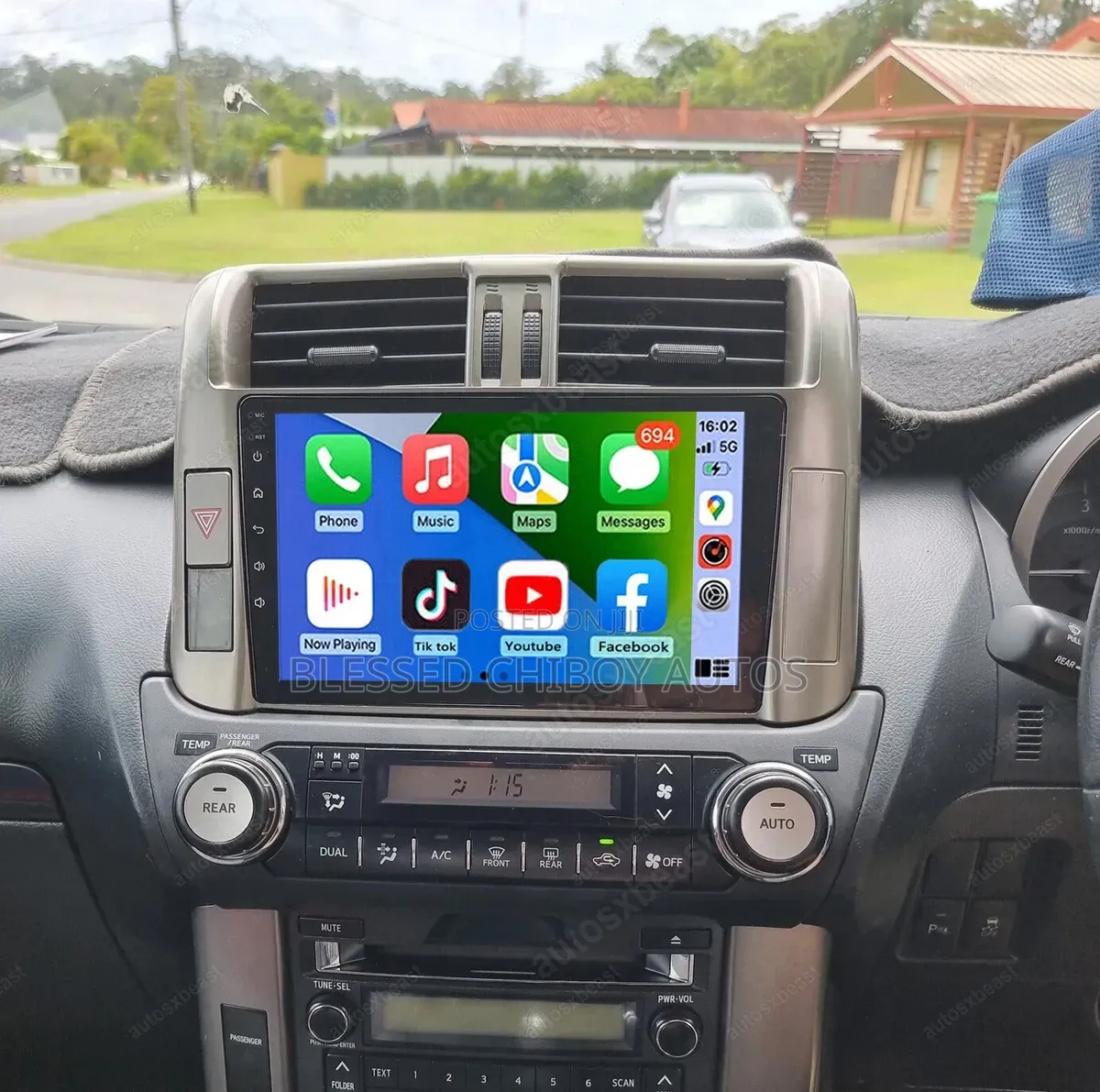 Carplay Android14 for Toyota Land Cruiser Prado 150 2009