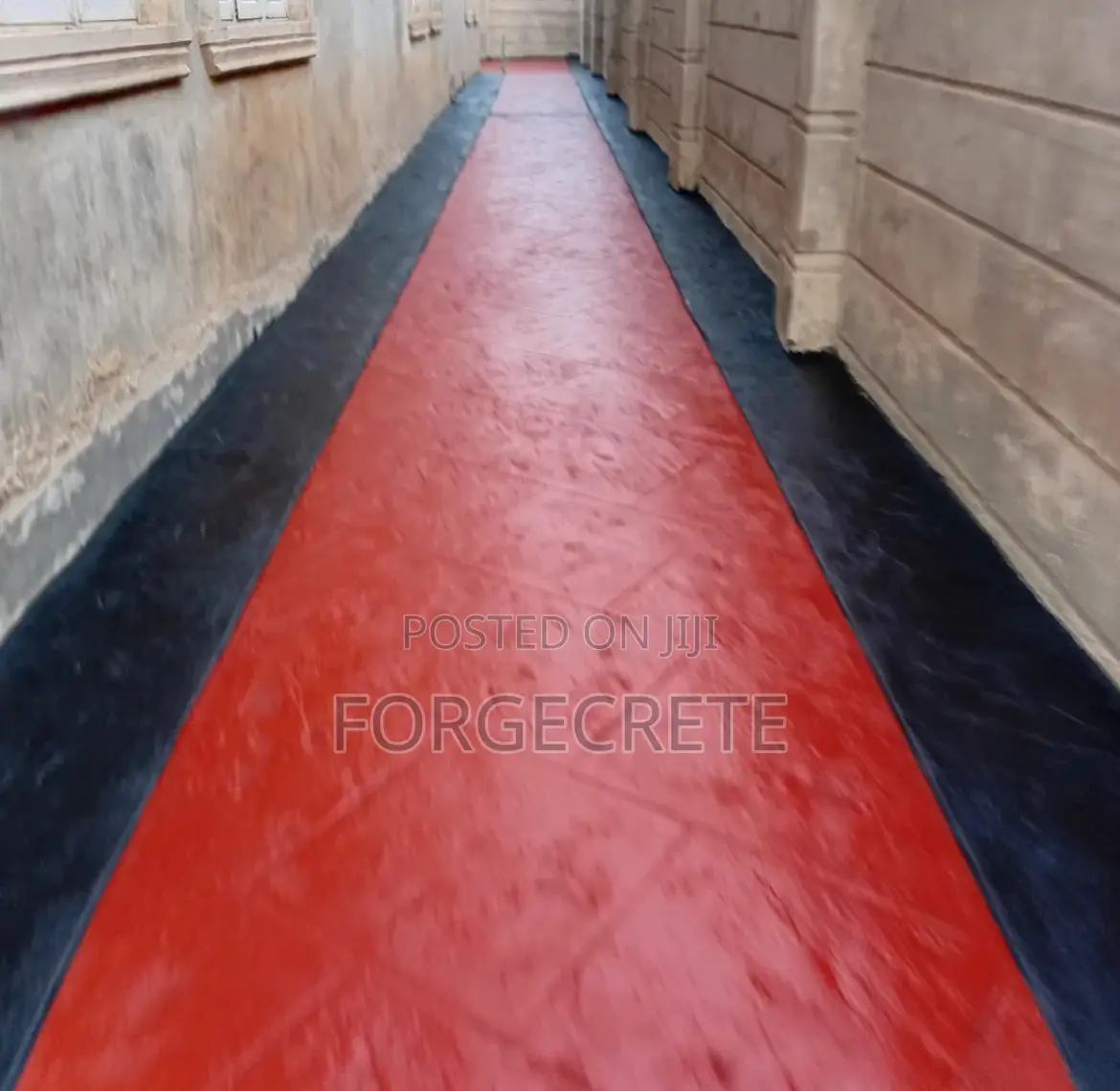 Red and Black Color Hardener