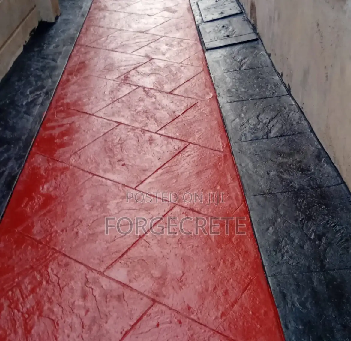 Red and Black Color Hardener
