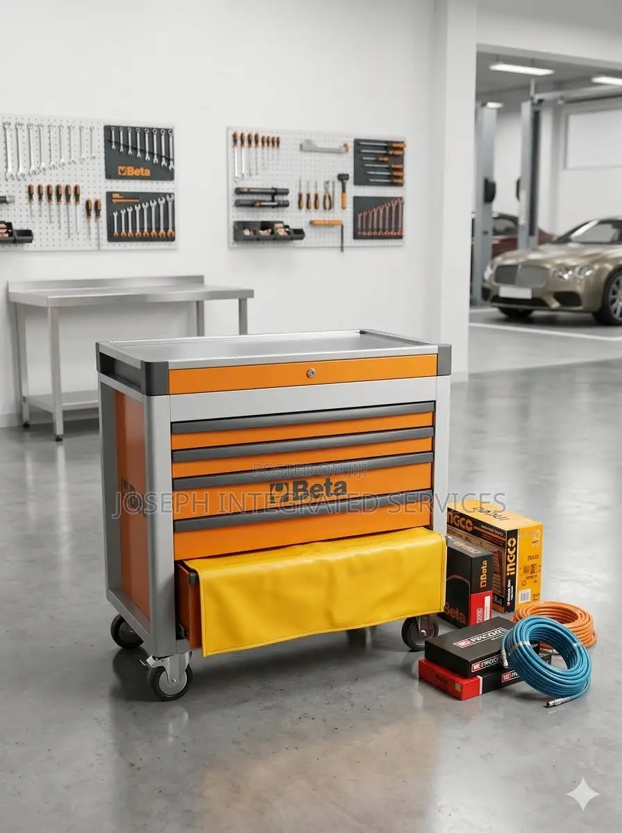 Beta C23s-O Portable Tool Chest With 5 Drawers and a Top Compartment.