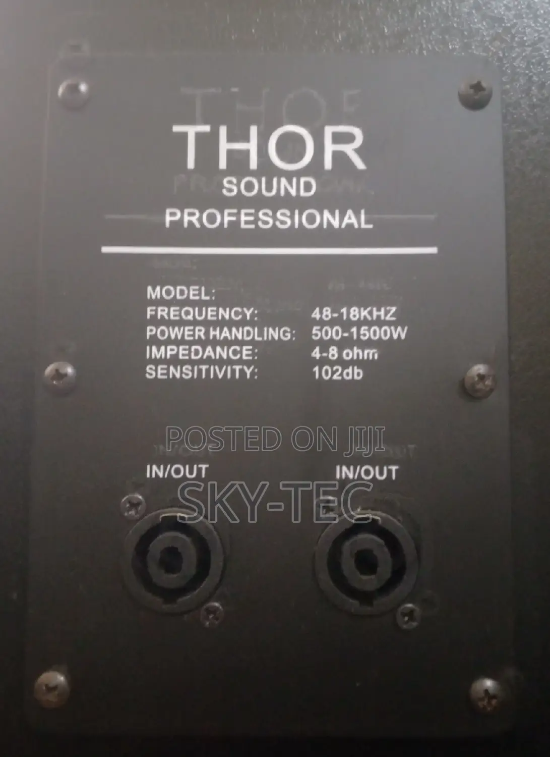 Original Thor Double 15inches Speaker 1500w Big Magnet With Crossover