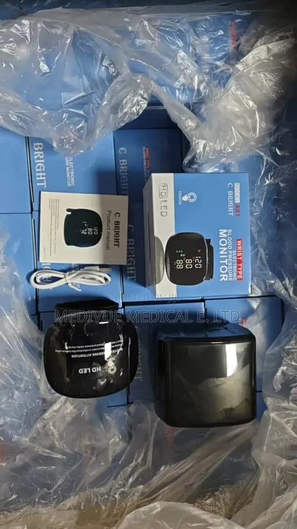 C Bright Wrist-Type Electronic Blood Pressure Monitor