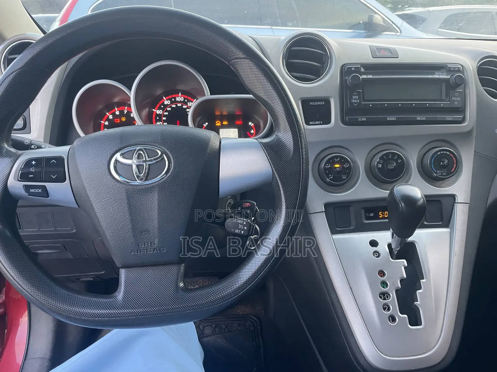 Toyota Matrix S Hatchback FWD (2.4L 4cyl 5A) 2013 Red