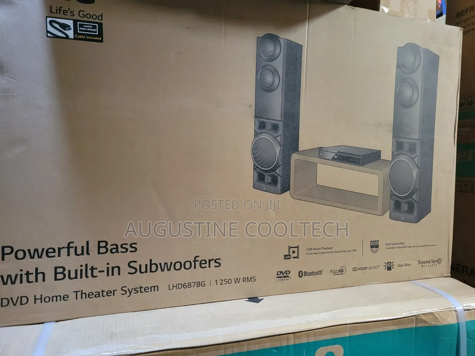 Brand New LG Sound System Home Theater LGAUD687BG (1250watts)