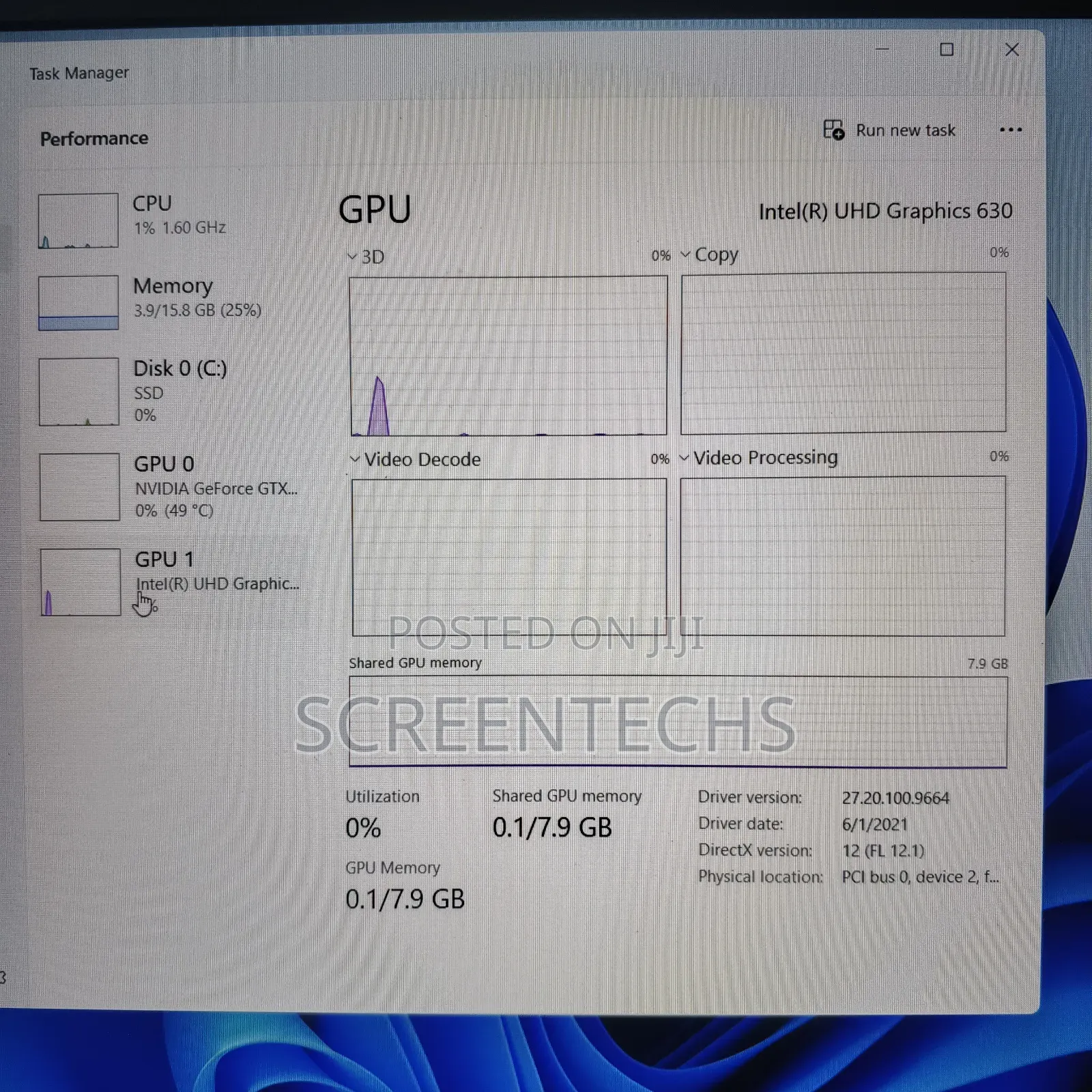 Laptop Dell 16GB Intel Core i7 HDD+SSD 512GB