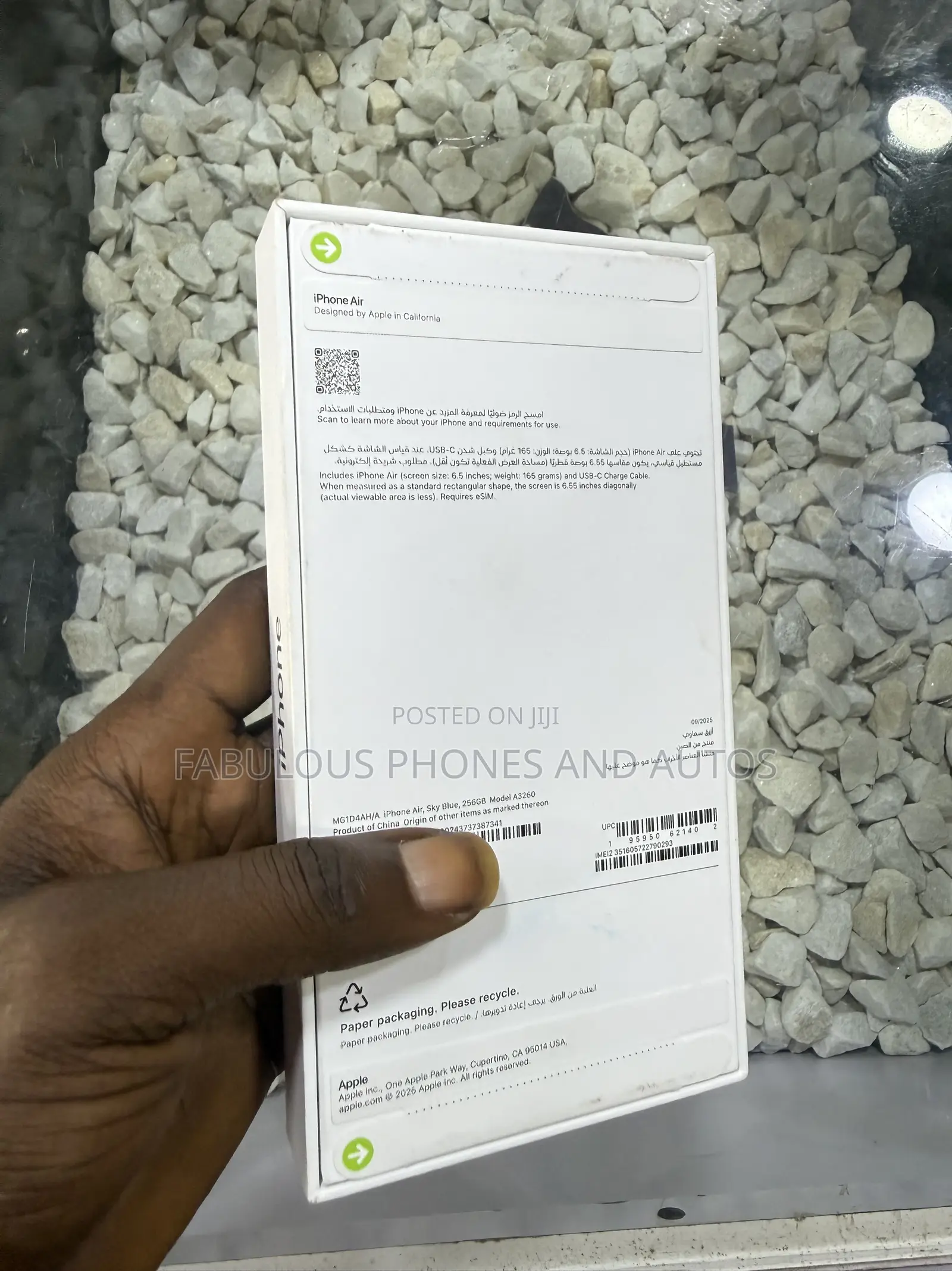 New Apple iPhone Air 256 GB Gold