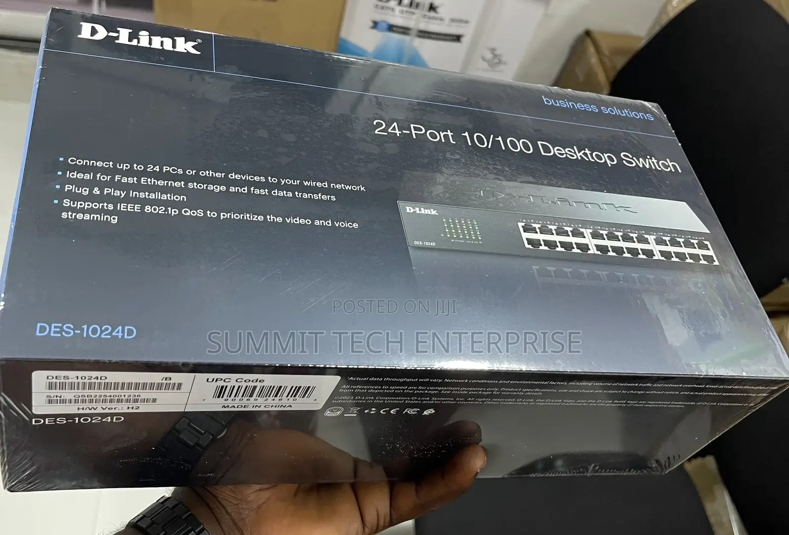 Dlink 24port 10/100 Switch (Metal)