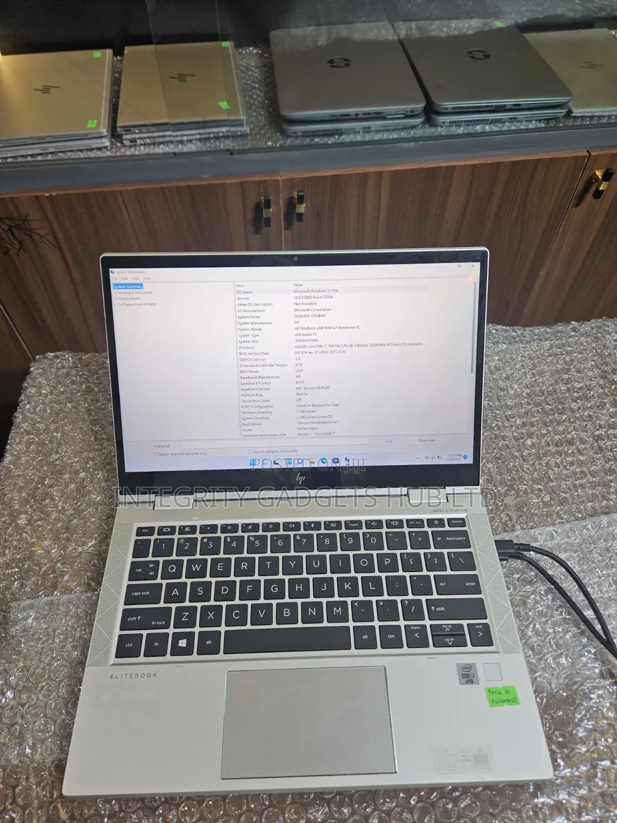 Laptop HP EliteBook 830 G7 16GB Intel Core i7 SSD 512GB