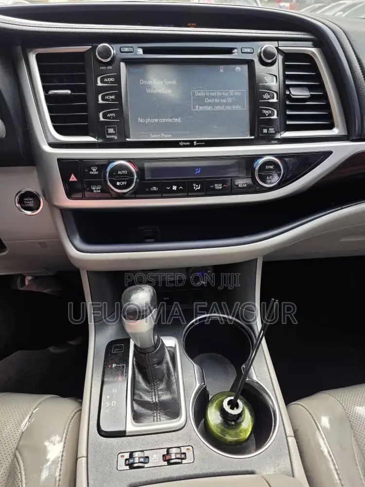 Toyota Highlander Limited V6 4x4 (3.5L 6cyl 6A) 2016 Black