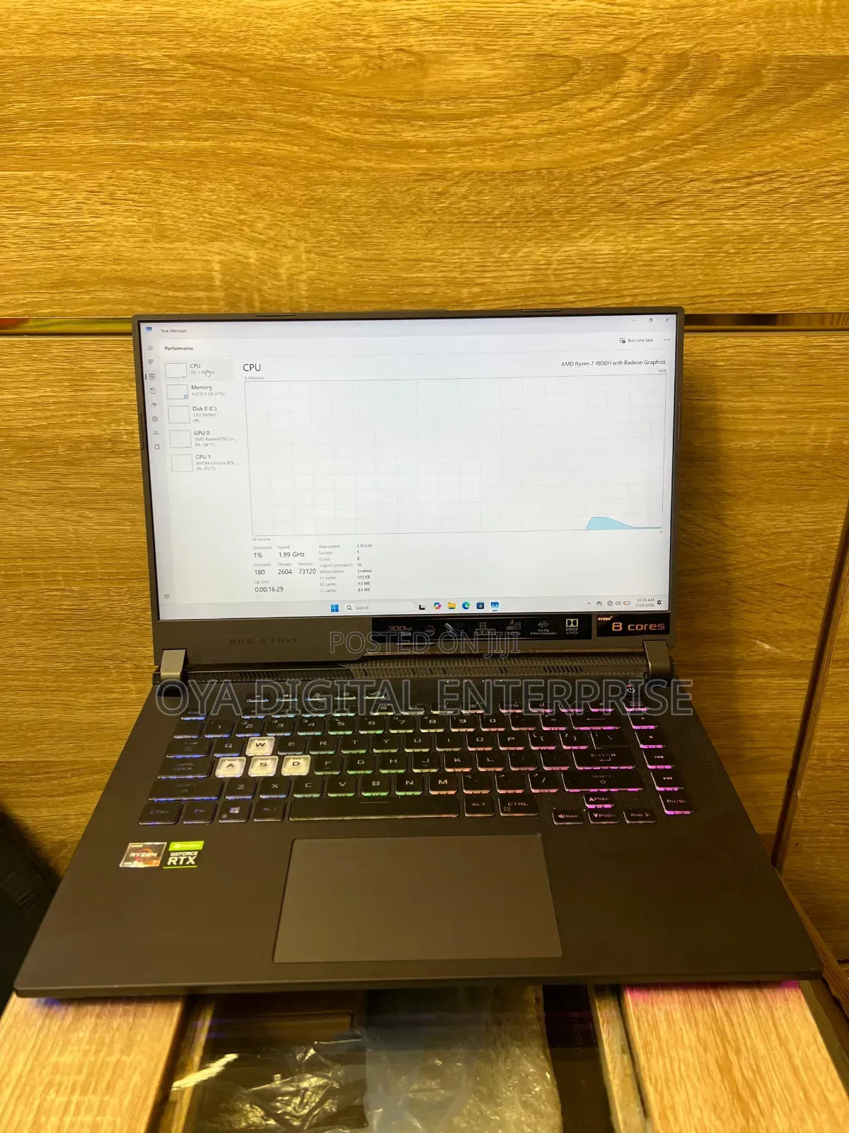 Laptop Asus ROG Strix G15 16GB AMD Ryzen 7 SSD 512GB