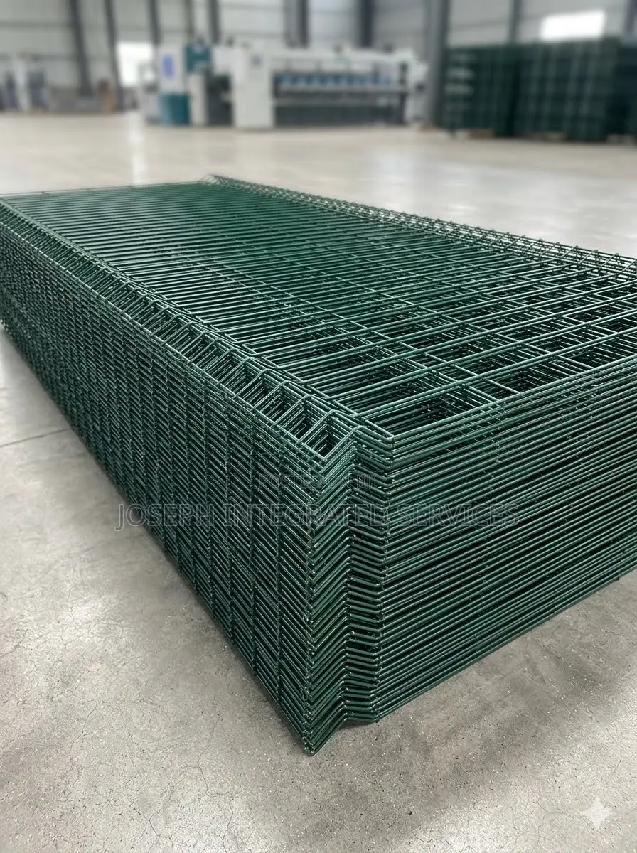 Green-Coated 3D Panel Mesh Fence