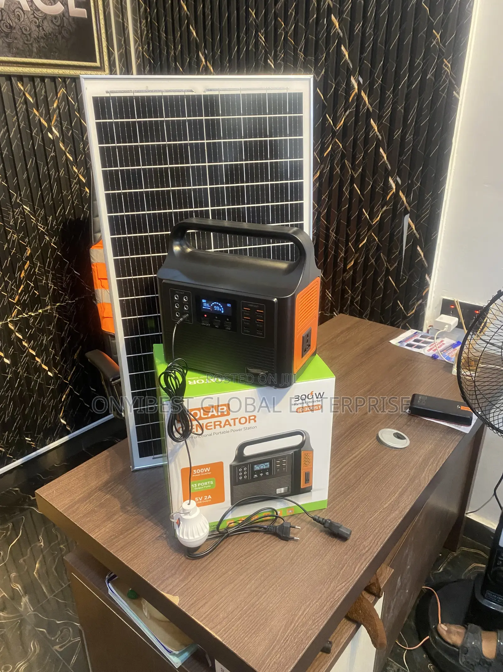 Solar Generator for Light Phone Charging