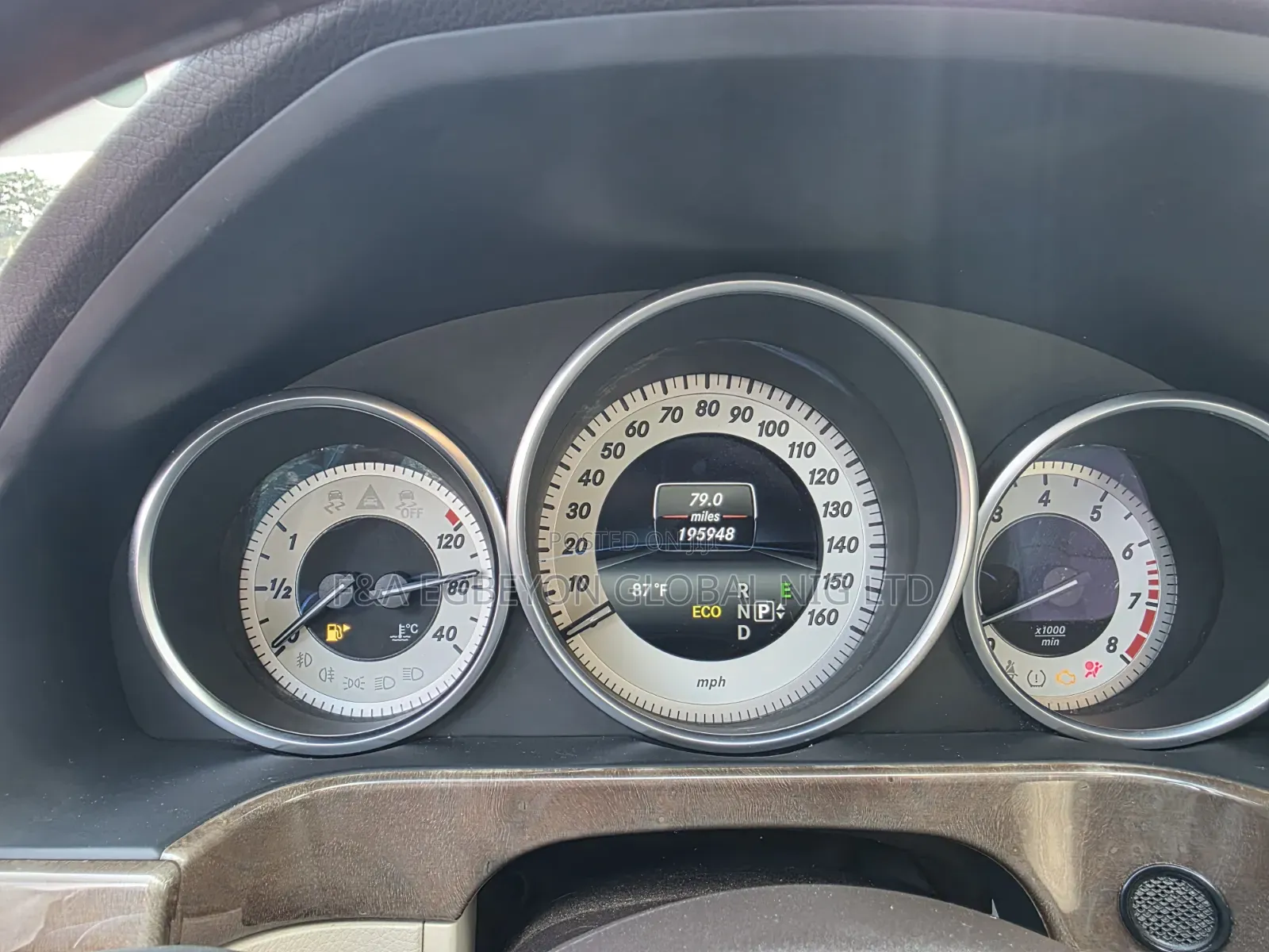 Mercedes-Benz E350 2014 Black
