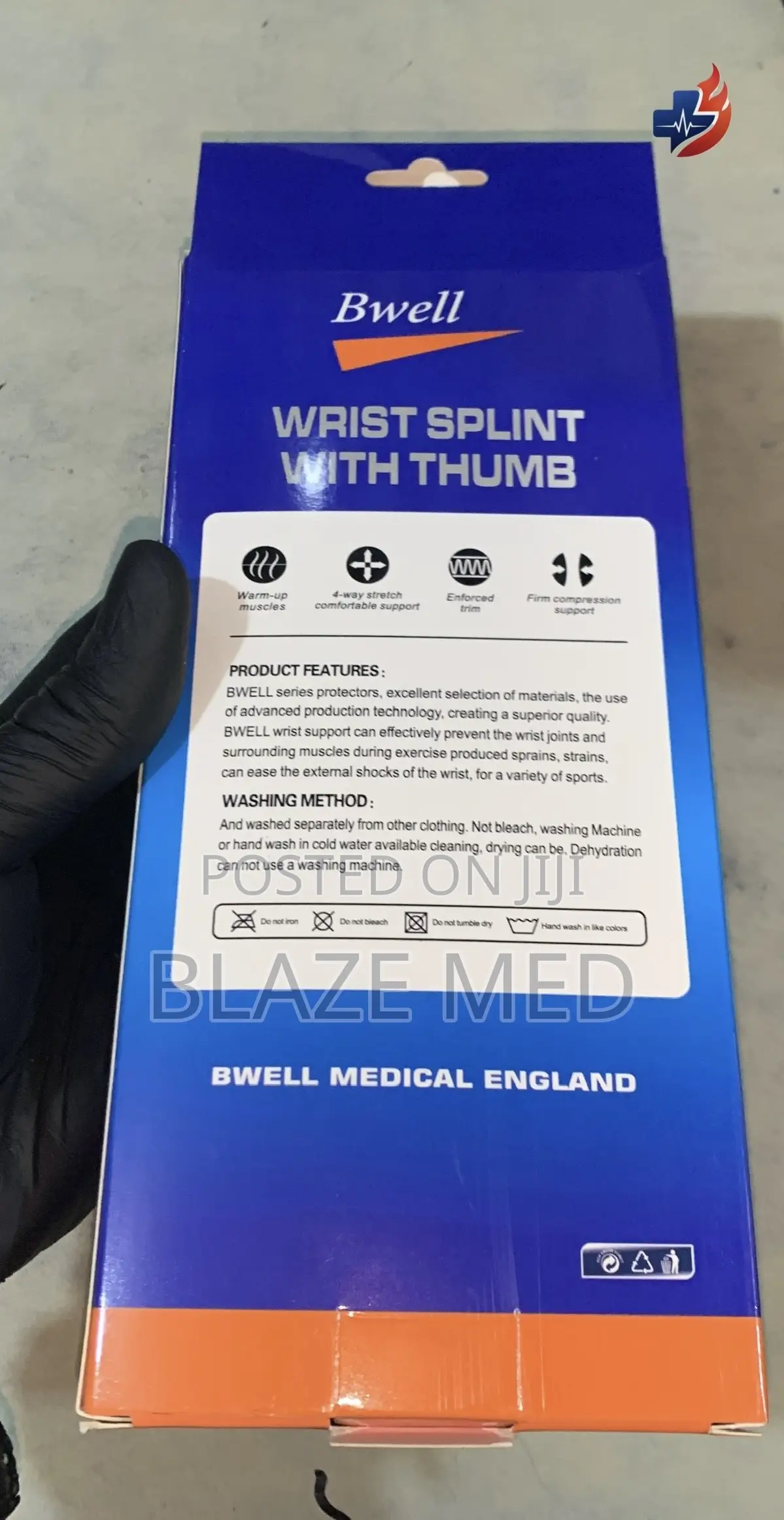 Bwell Wrist Splint With Thumb