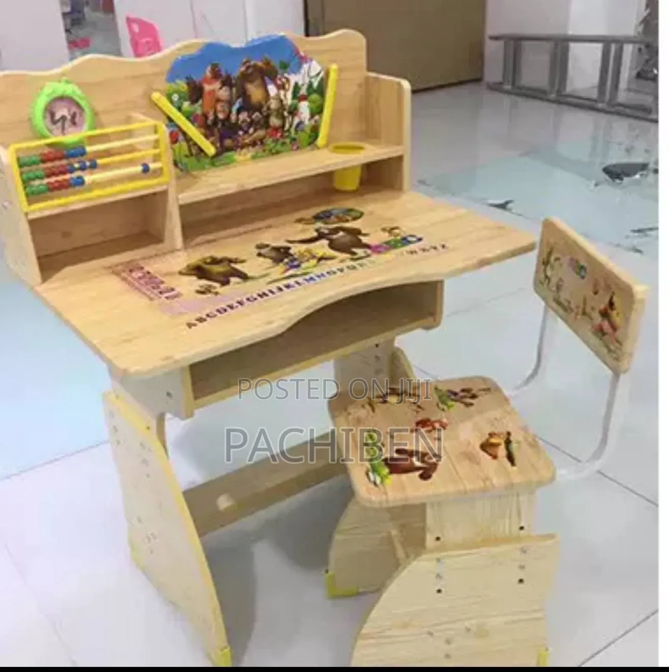 Children Kids Drawing Study Table Chair Set for Study