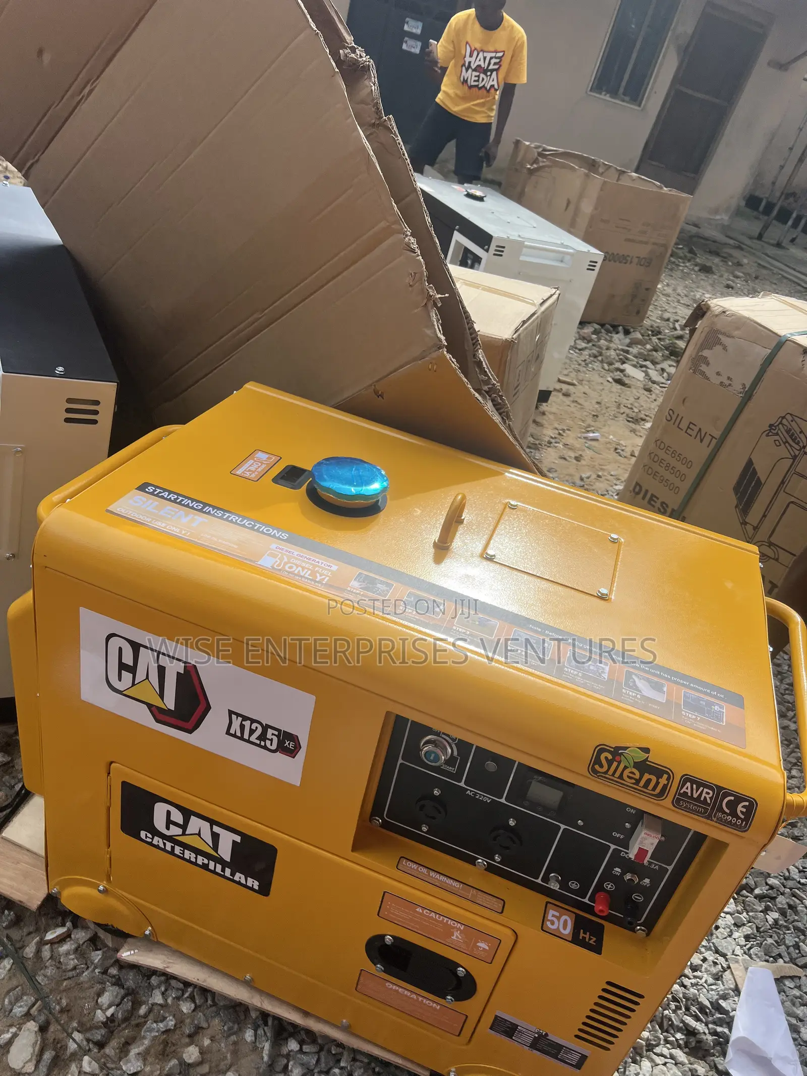 Cat X12.5 Xe Silent Diesel Generator 12.5kva
