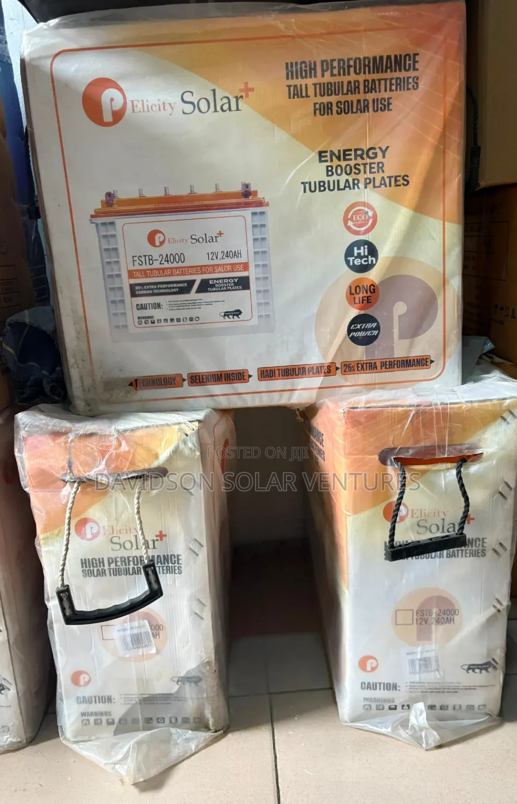 240Ah 12v Pelicity Tubular Battery