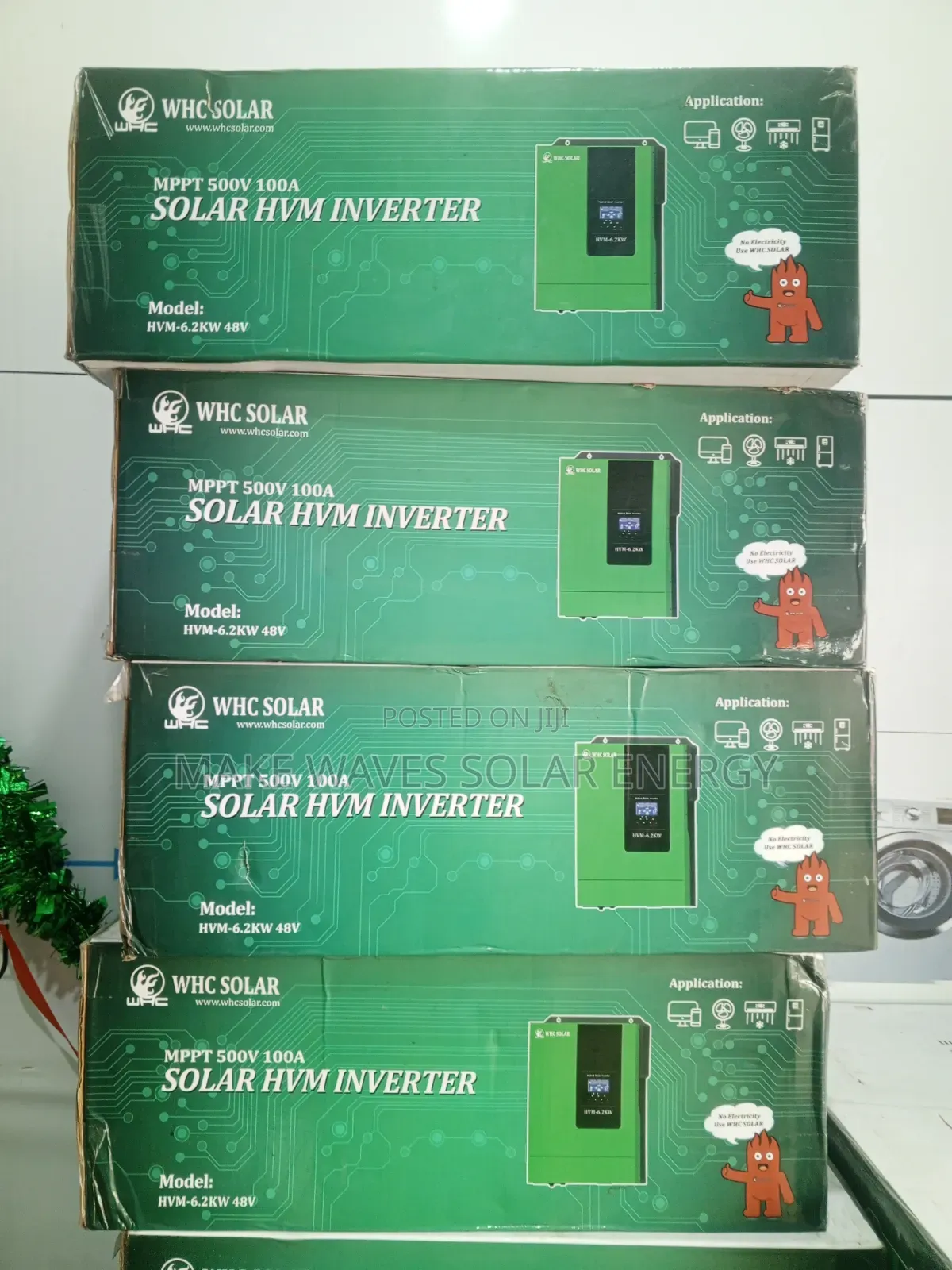 6.2kva 48v WHC MPPT 500v 100A Solar HVM Hybrid