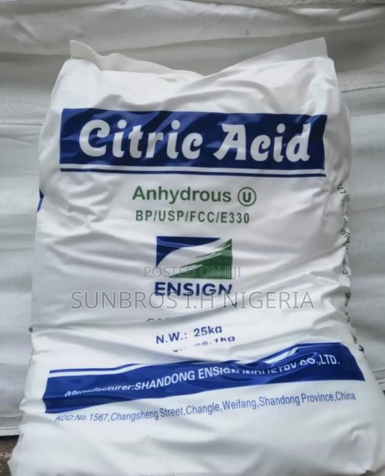 Citric Acid Available in 25kg
