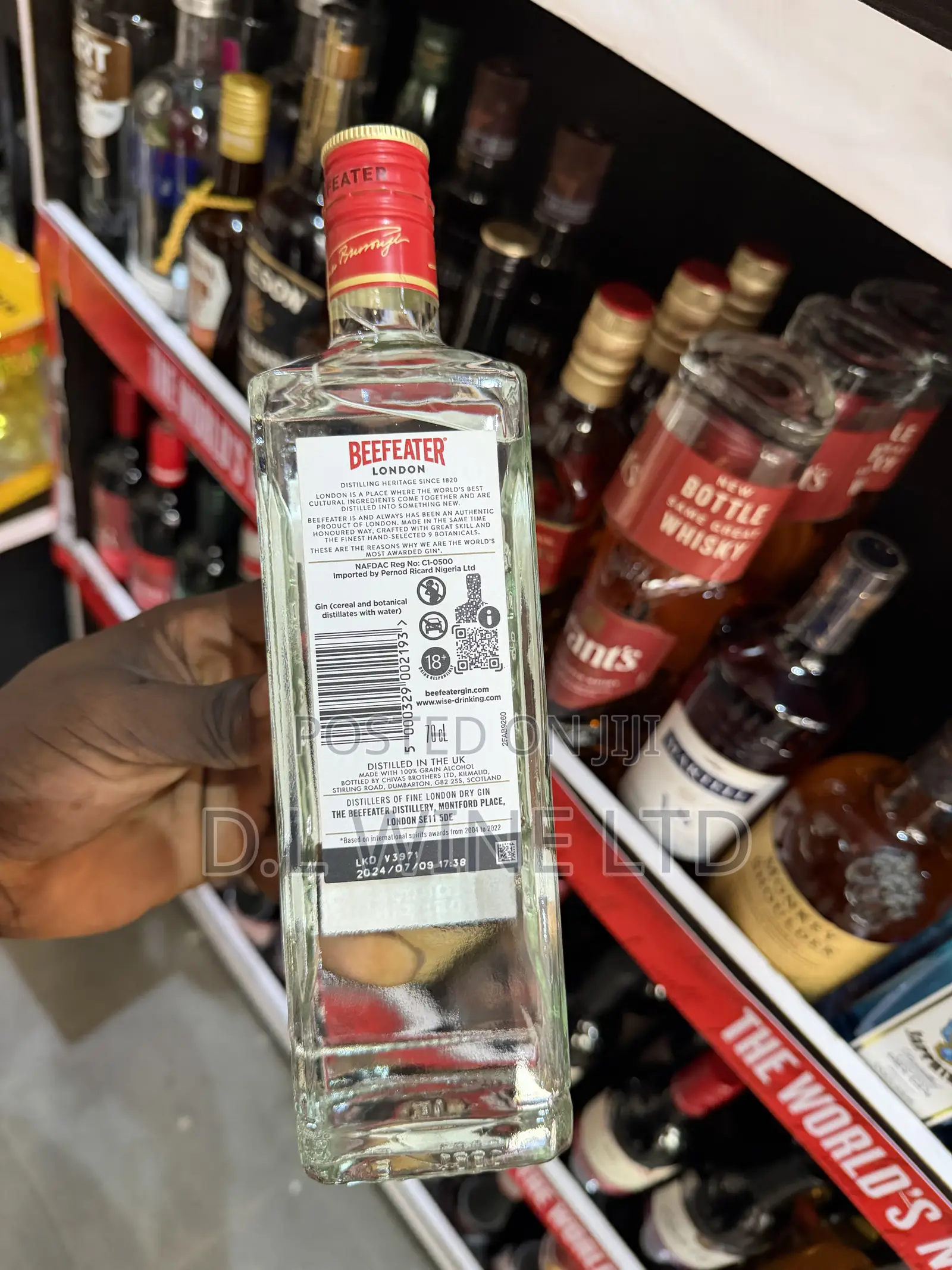 Beefeater London Dry Gin Carton of 12 Bottles