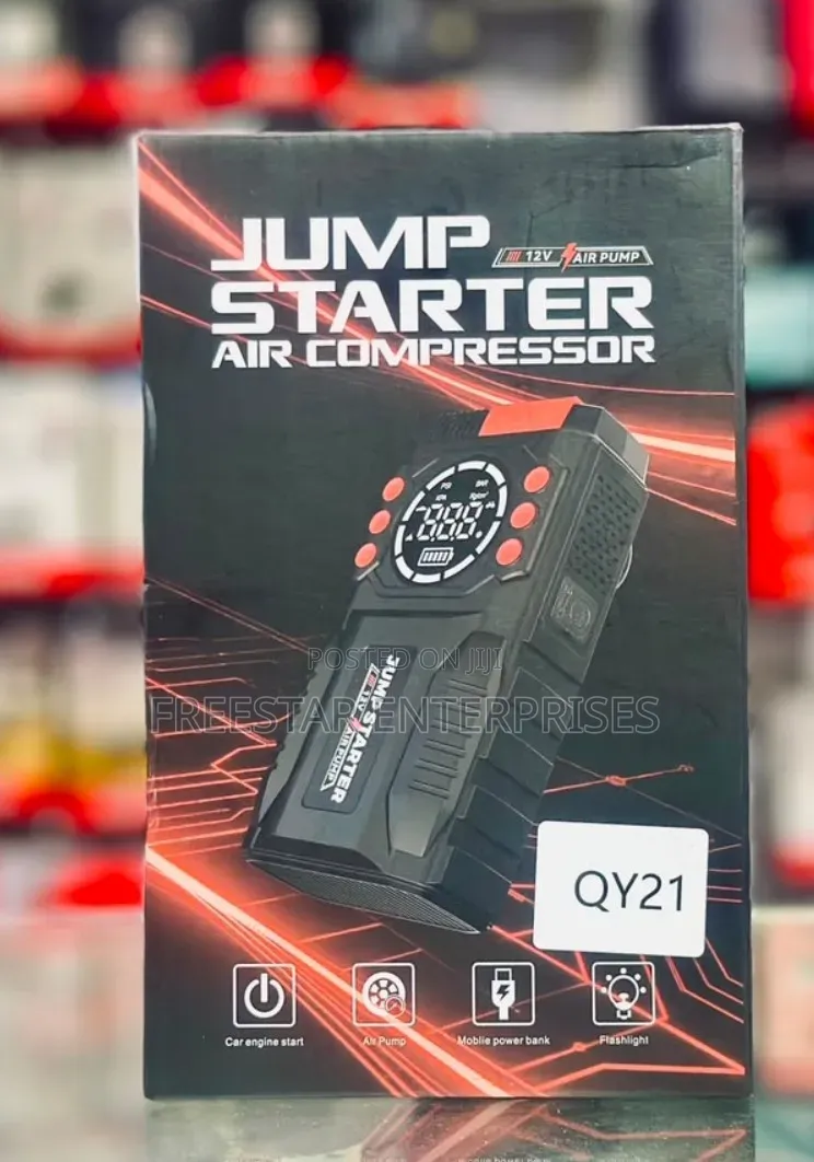 Q21 Car Battery Jump Starter Tire Inflator.