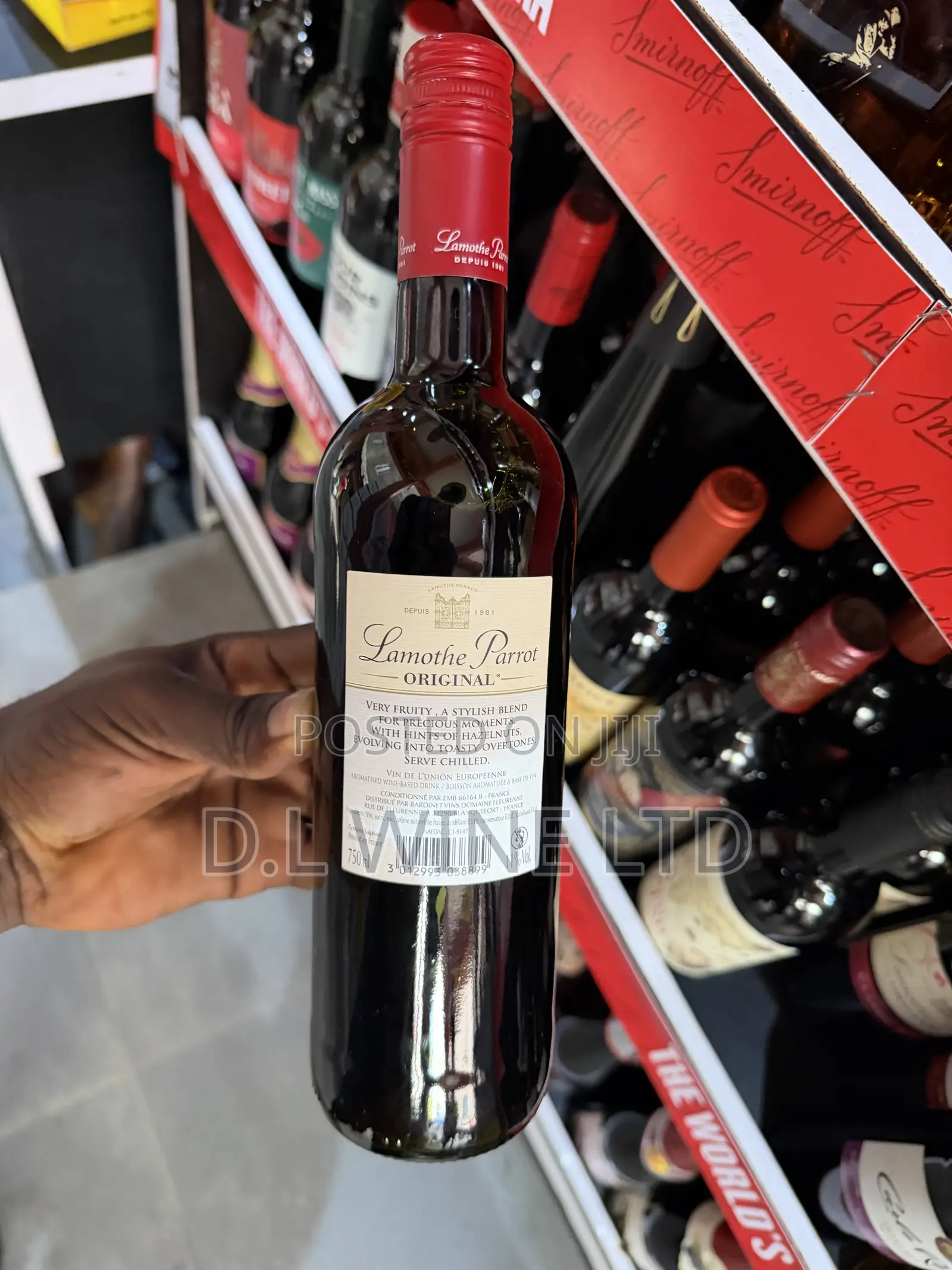 Lamothe Parrot Sweet Red Wine Carton of 12 Bottles