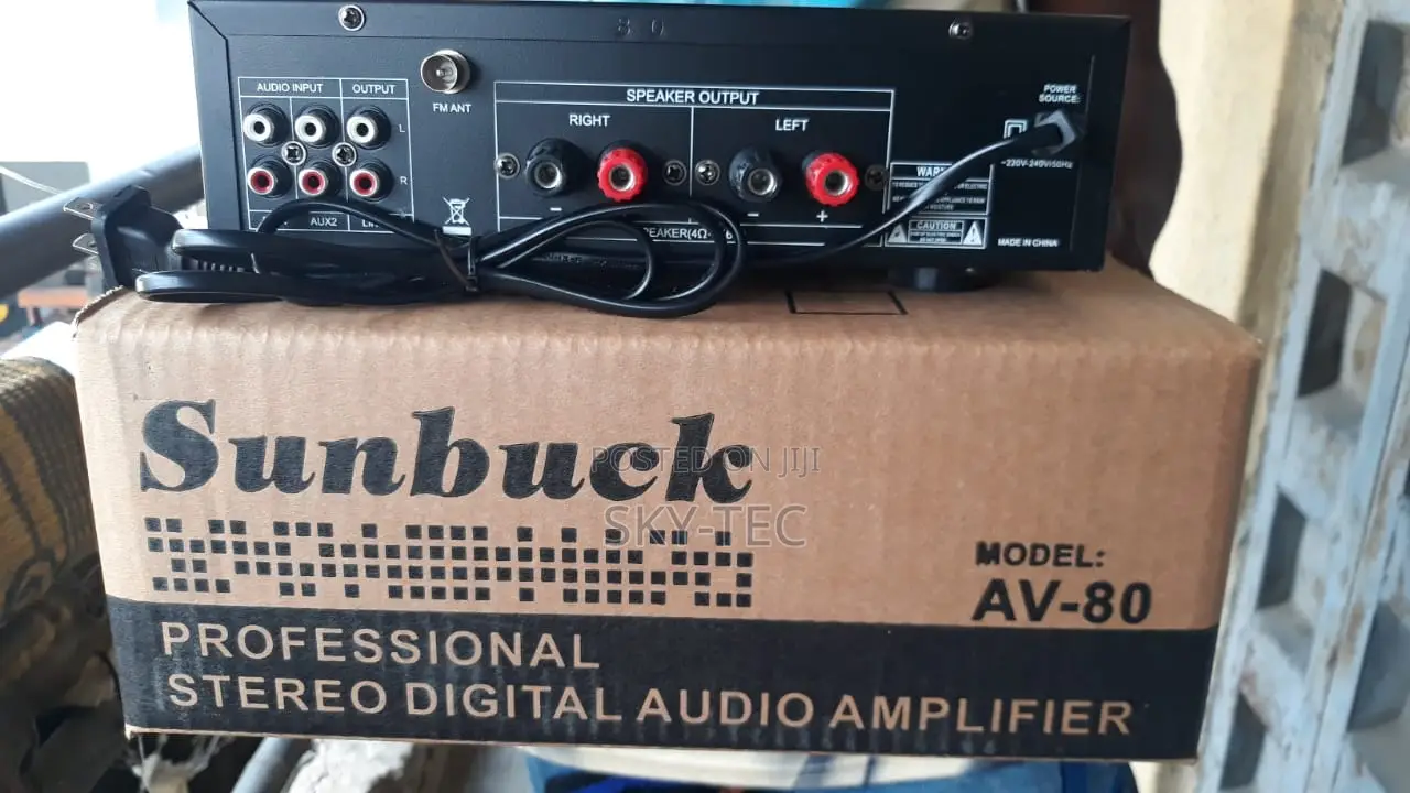 Original Sunbuck Table Power Amplifier Bluetooth, USB, 500watts