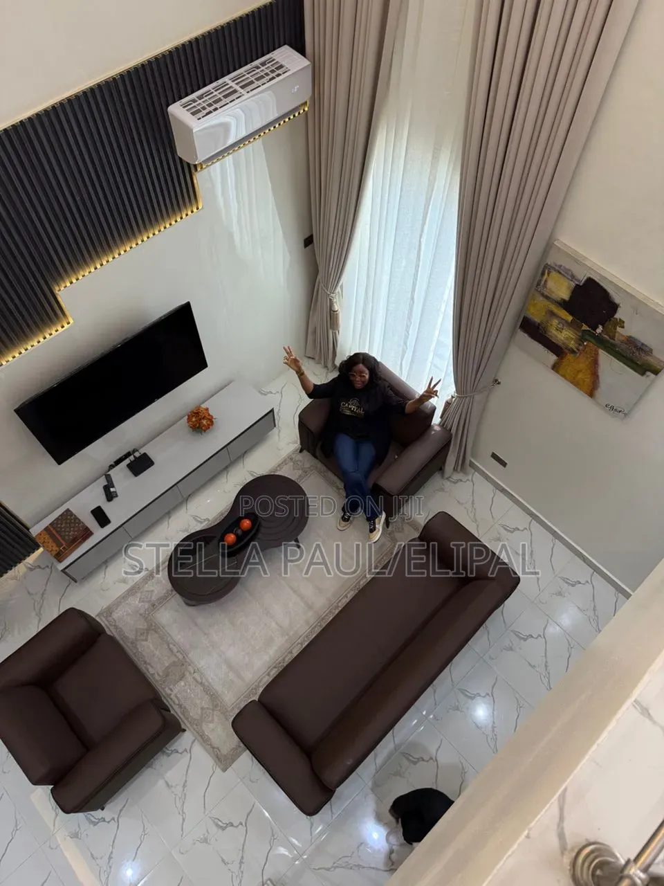 Furnished 3bdrm Duplex in Capital Loft, Eleko for sale