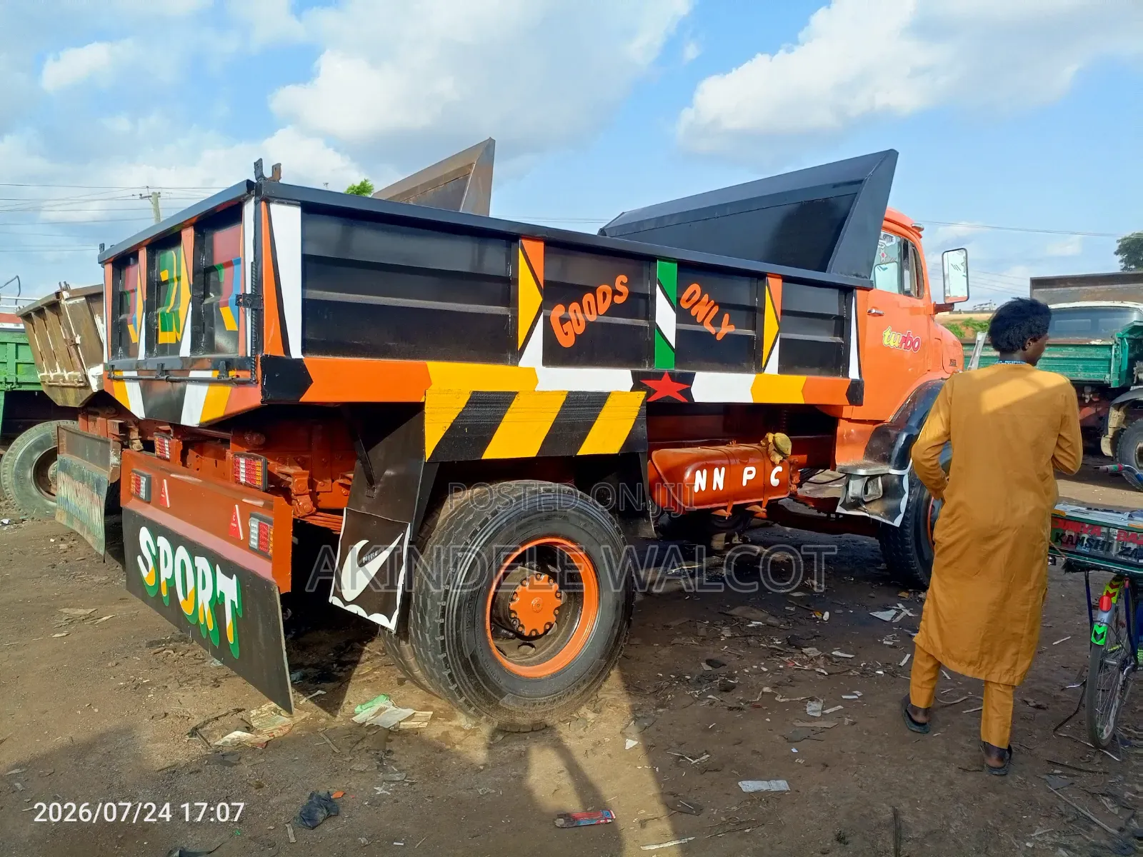 Mercedes Benz Tipper.