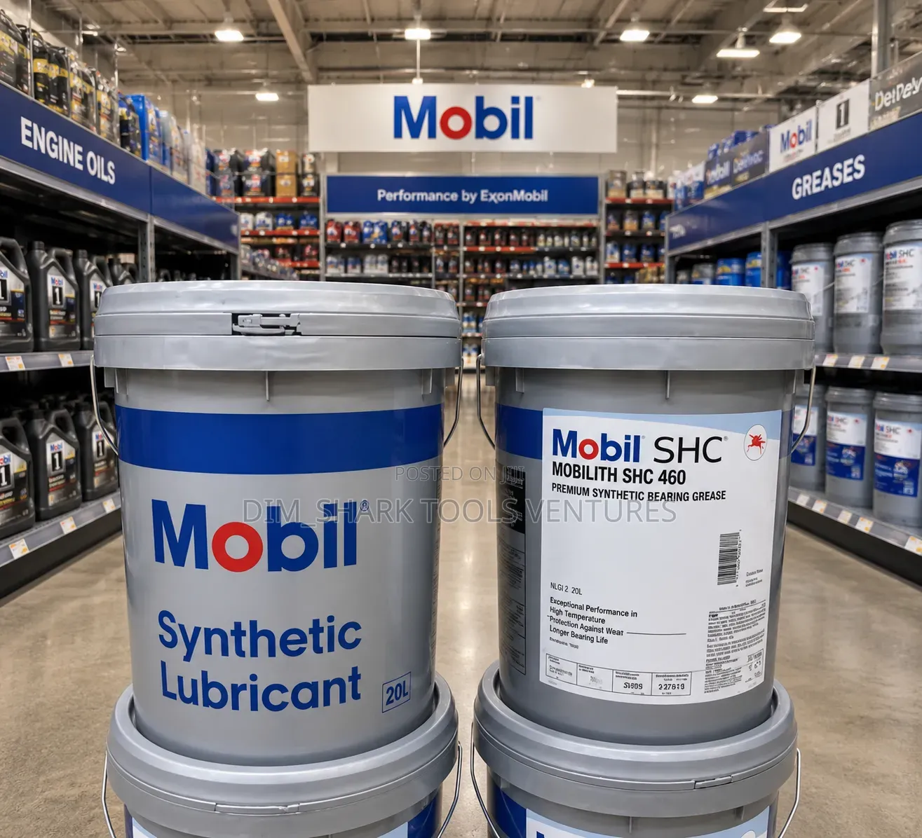 20L Mobil Synthetic Lubricant/Mobilith SHC460 Synthetic Bearing Grease