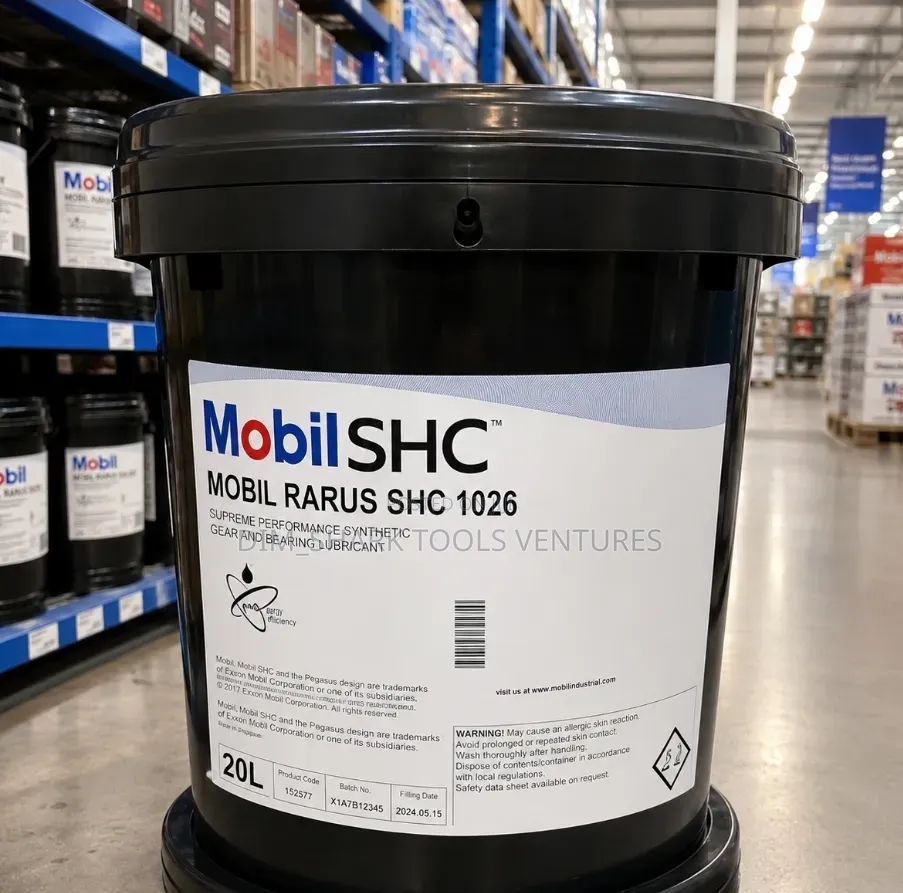 20litre Mobil Rarus(SHC 1026)synthetic Gear/Bearing Lubricant