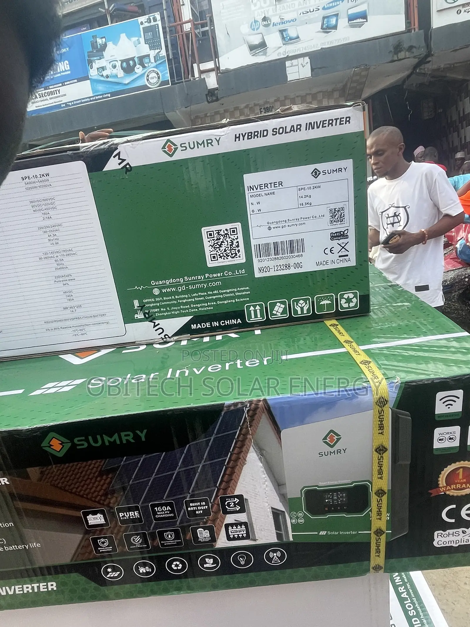 Sumry 10.2kVA 48V Hybrid Solar Inverter – Brand New
