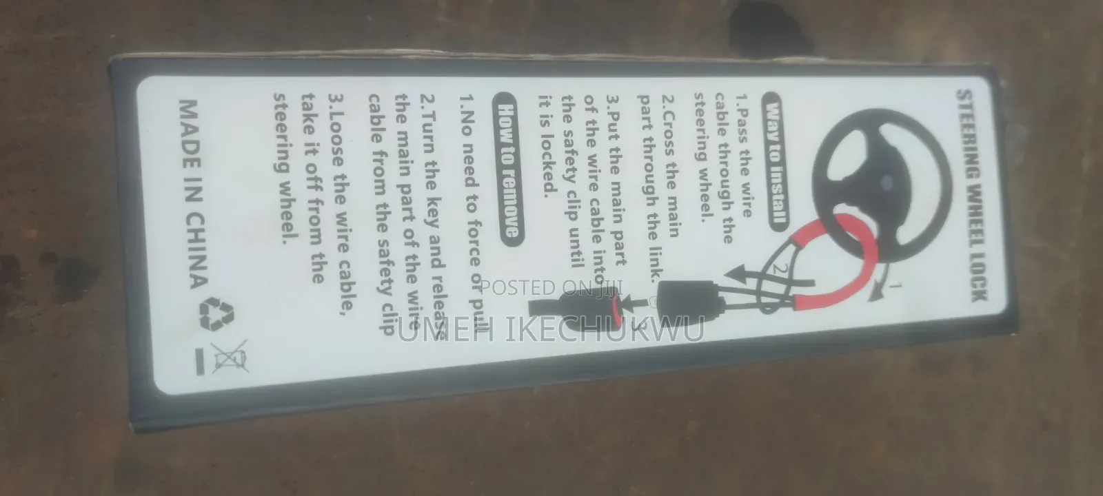 Car Steering Lock