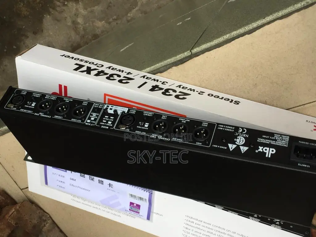 Original Professional DBX Crossover 4ways