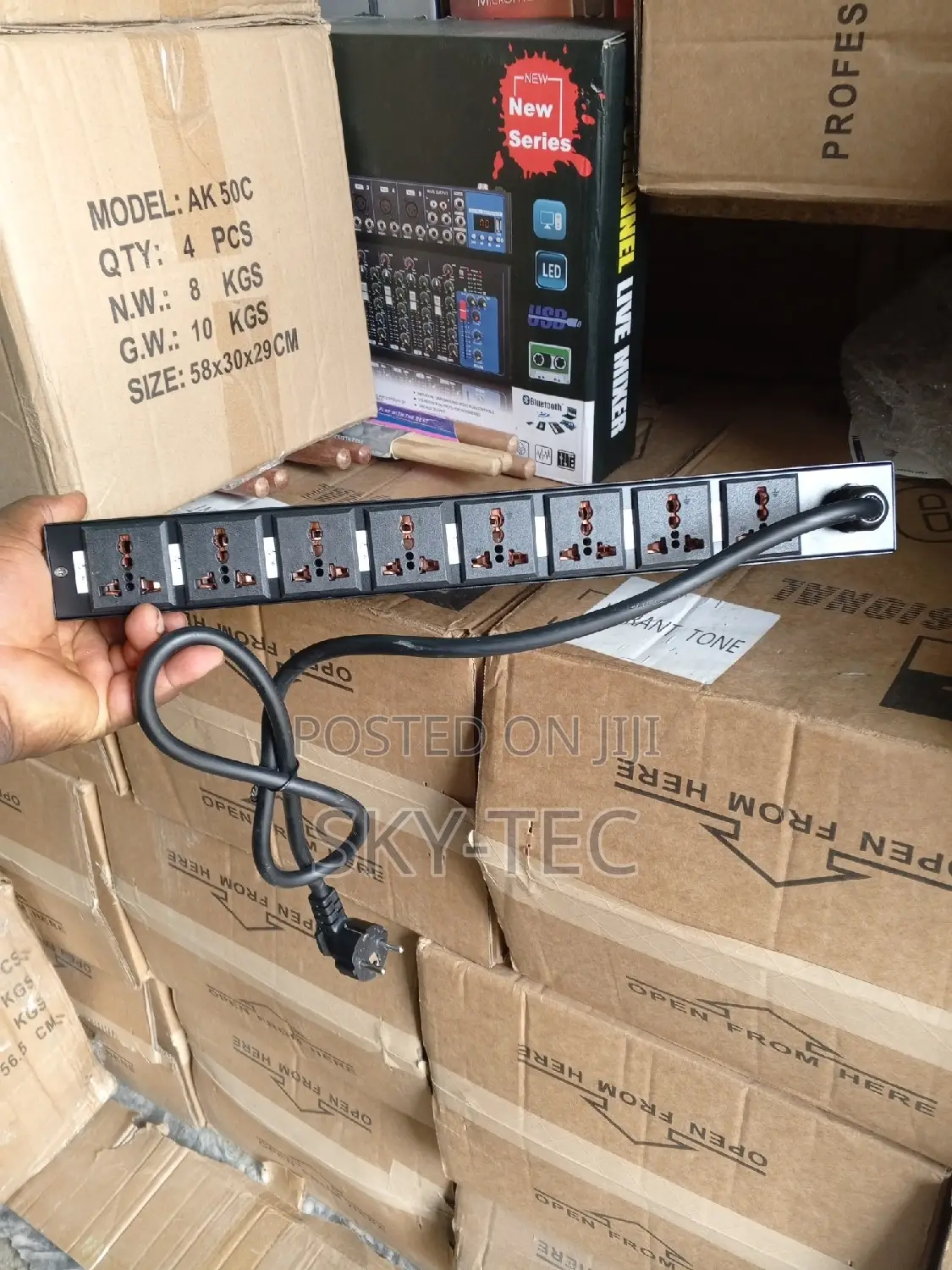 Professional Copper DBX 8channels Power Sequence With Circle Breaker