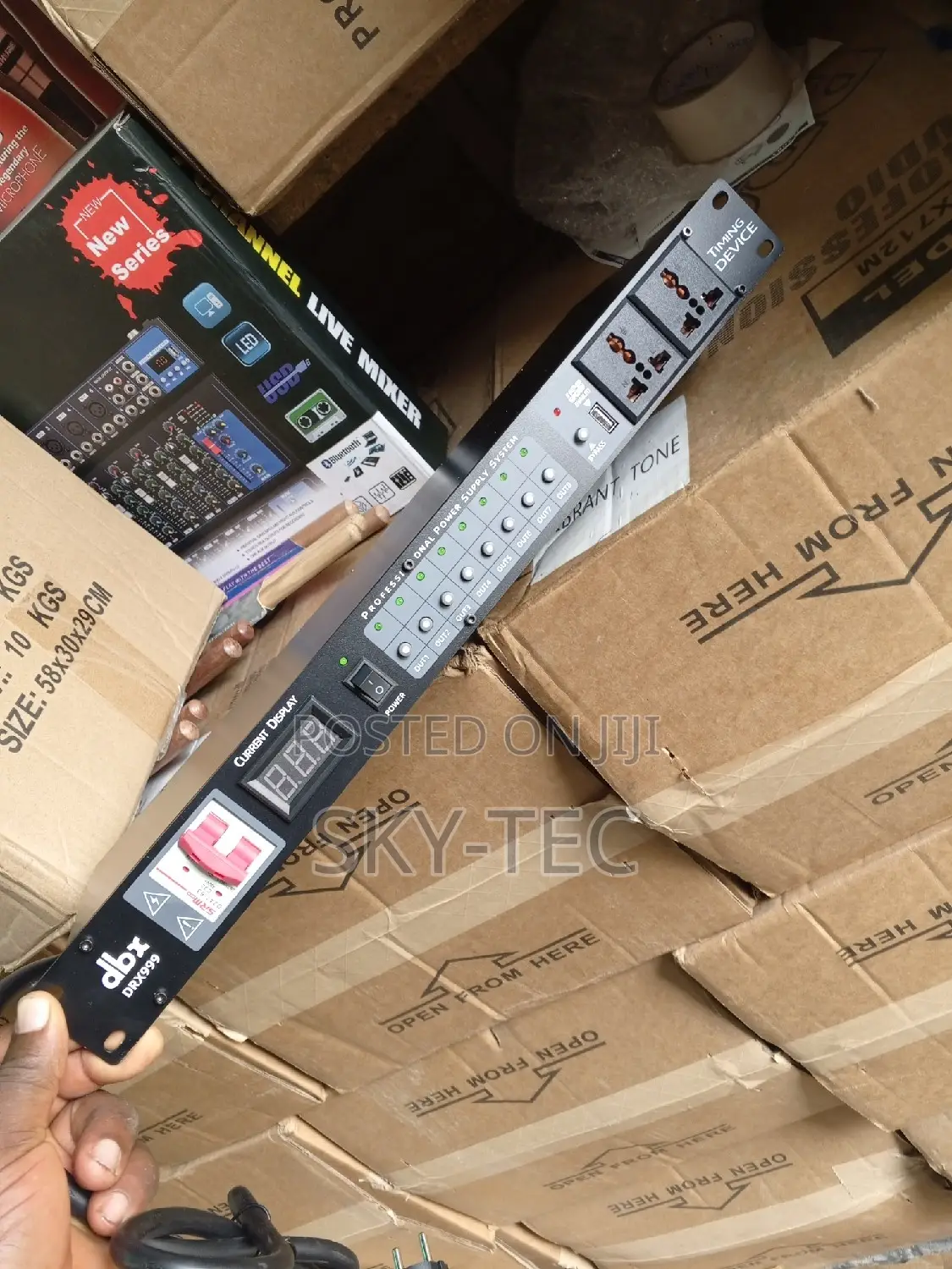Professional Copper DBX 8channels Power Sequence With Circle Breaker