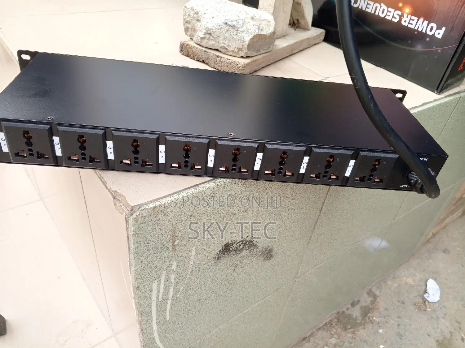 Professional Copper DBX 8channels Power Sequence With Circle Breaker