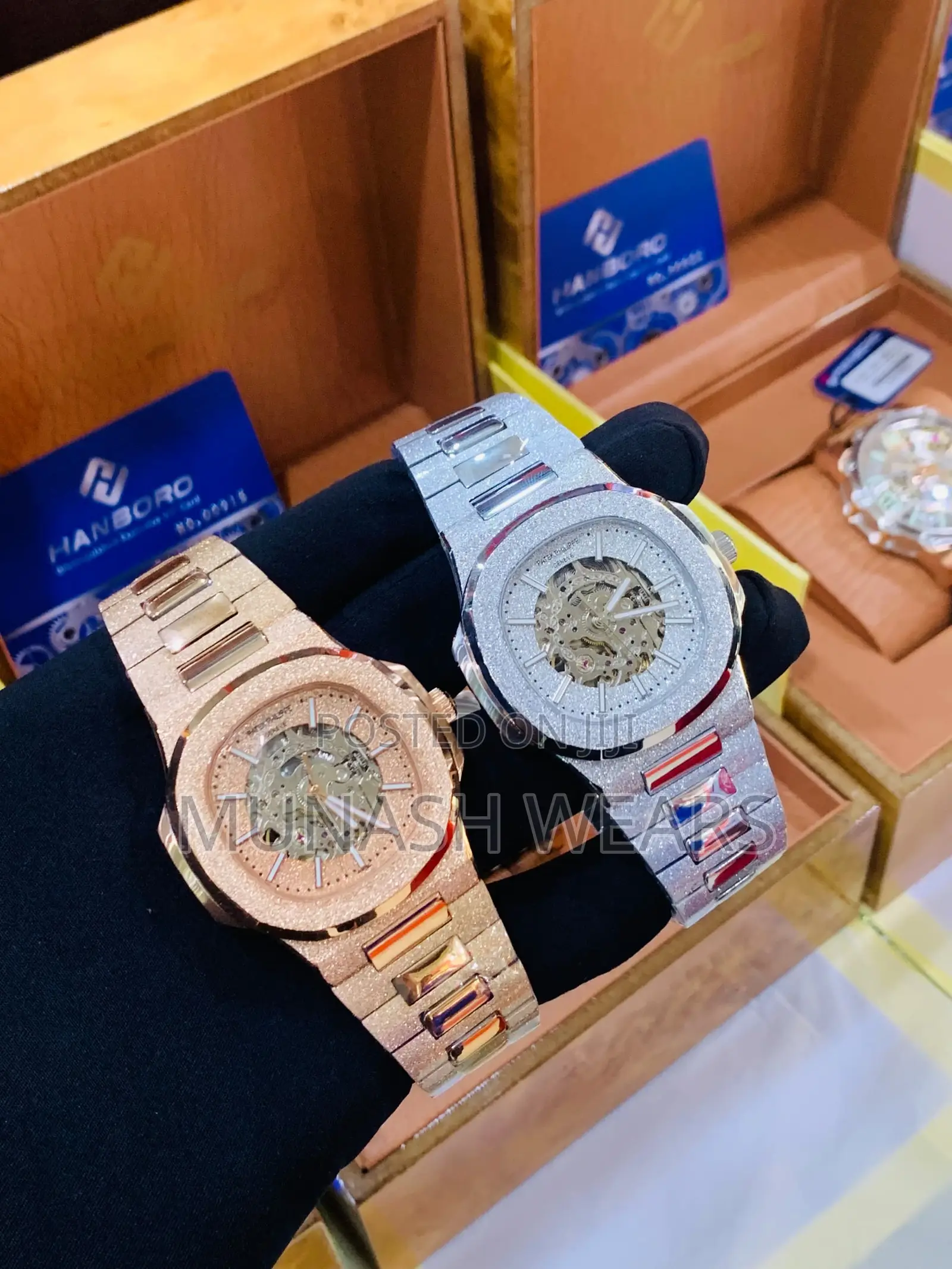 Patek Philippe Chain Wristwatch Available on Gold and Silver Chain