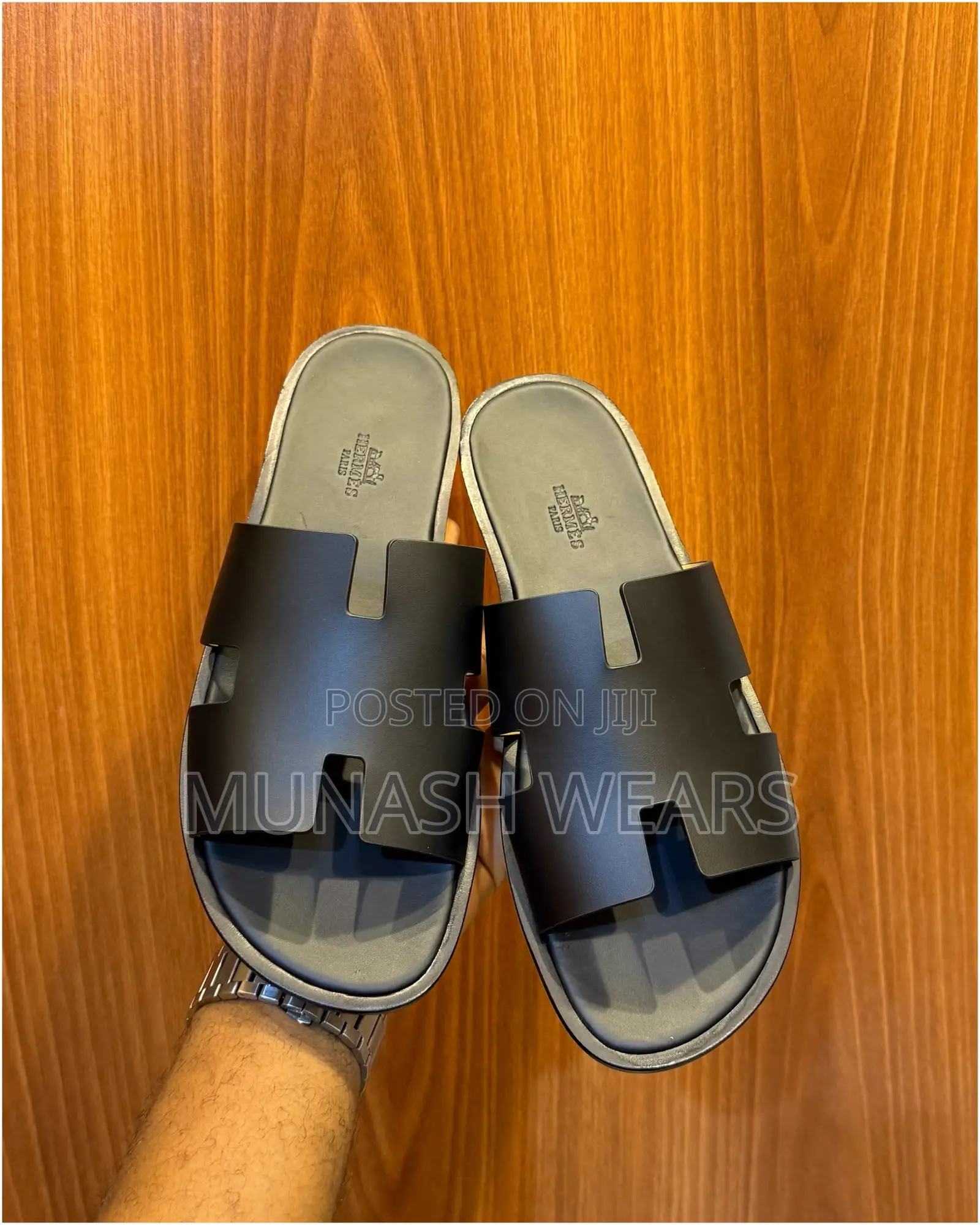 Pure Original Leather Sole Grade Hermes Sandal 40-46