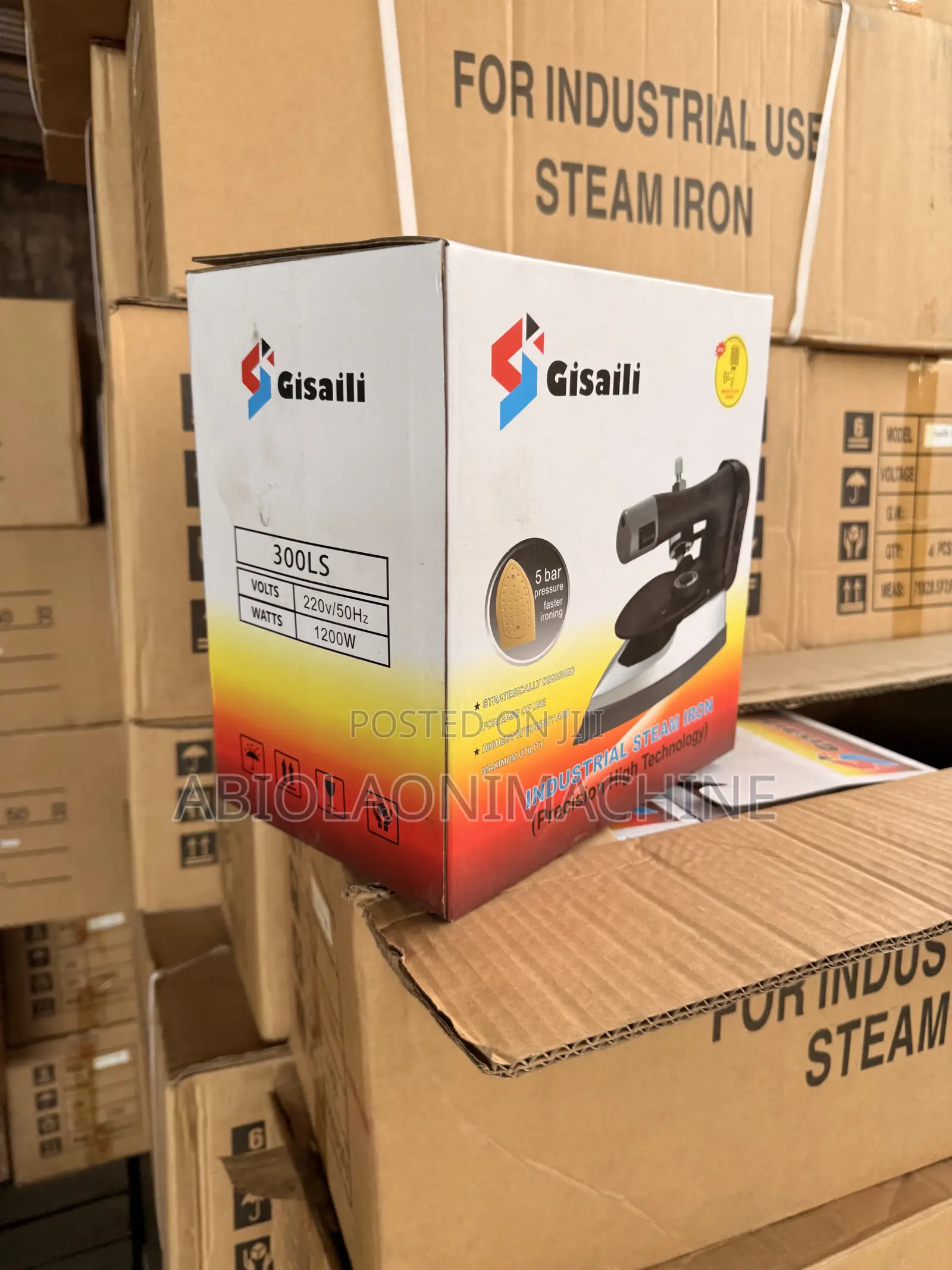 Gisaili 300LS Industrial Steam Iron Professional Finishing for Garment