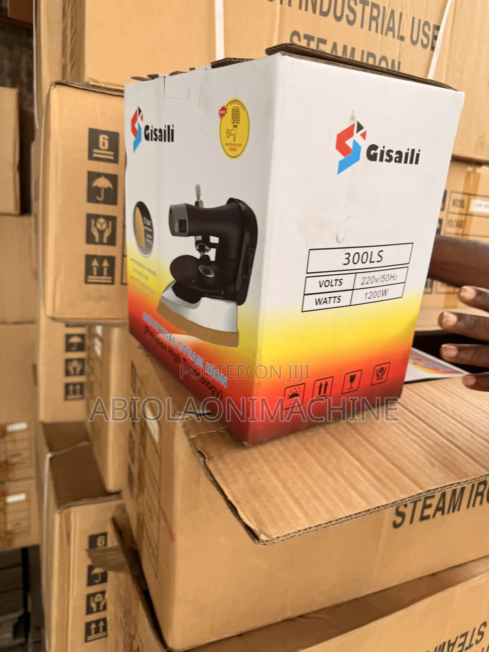 Gisaili 300LS Industrial Steam Iron Professional Finishing for Garment