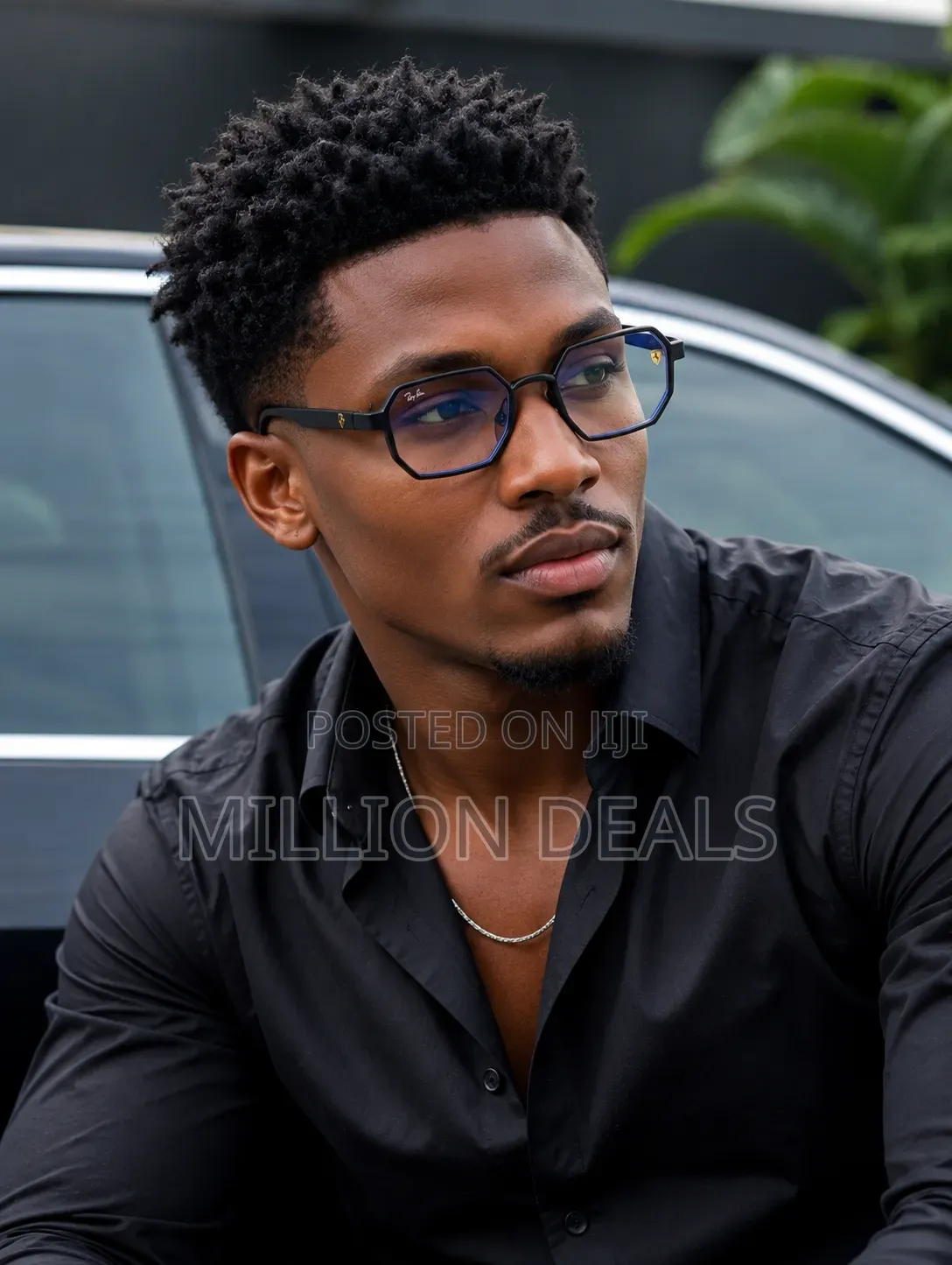 Stylish See Through Men’S Simple Glasses