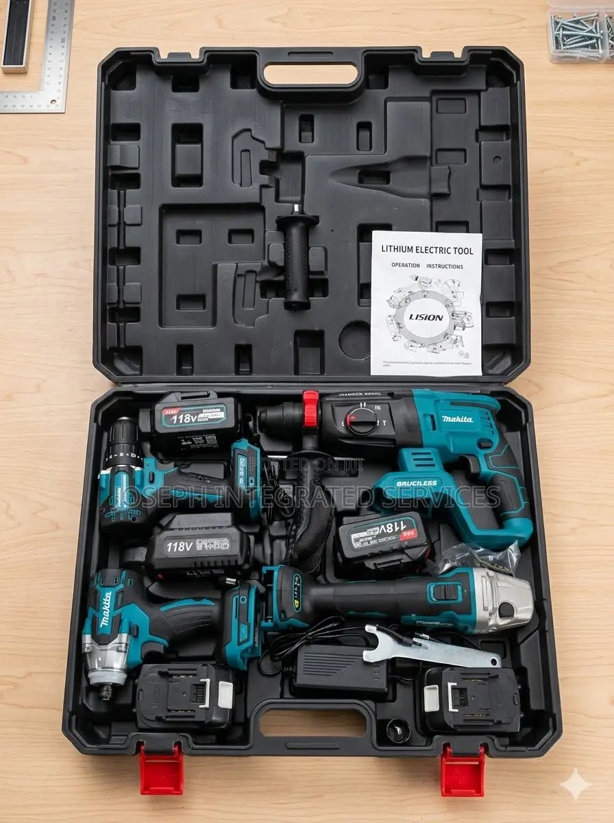 4-in-1 Makita Cordless Tool Set