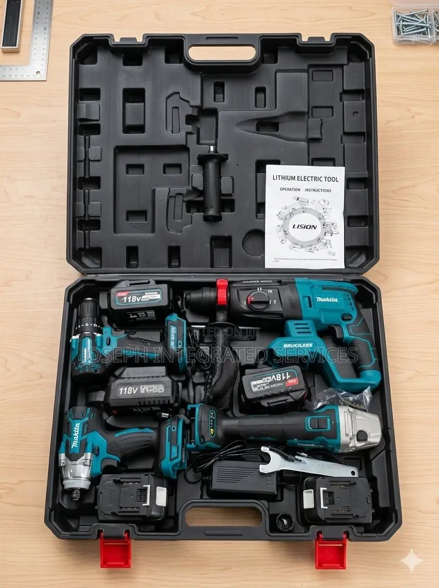 4-in-1 Makita Cordless Tool Set