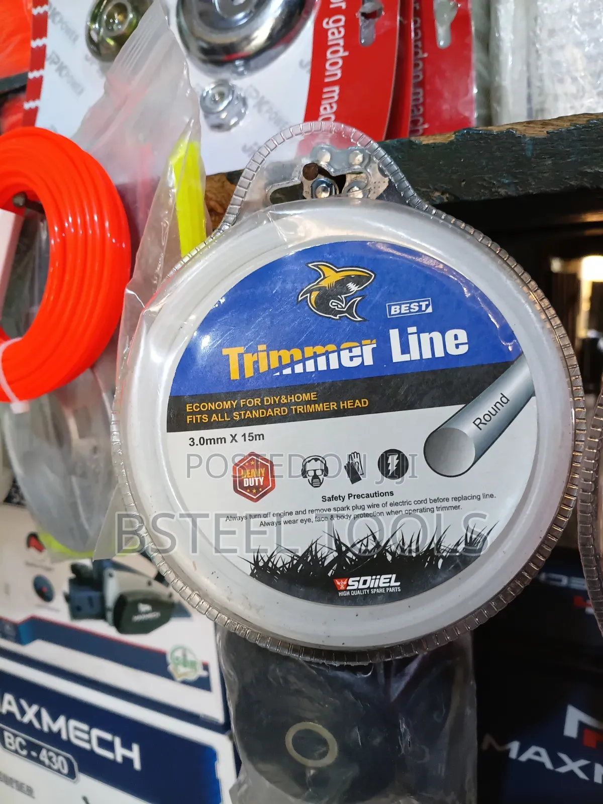 15m Thick Trimmer Line – Heavy Duty Brush Cutter Nylon Line